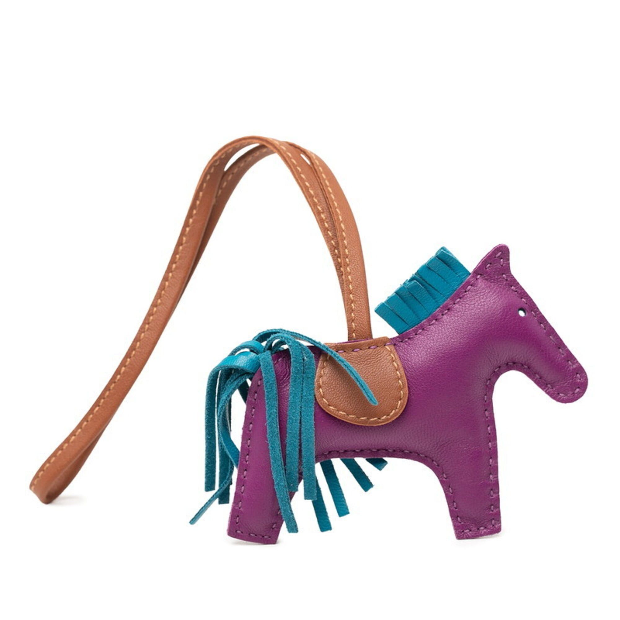 Hermes Hermes Rodeo PM Charm Accessory Bag Purple Blue Agneau Milo Women's HERMES Size ONE SIZE - 2 Thumbnail
