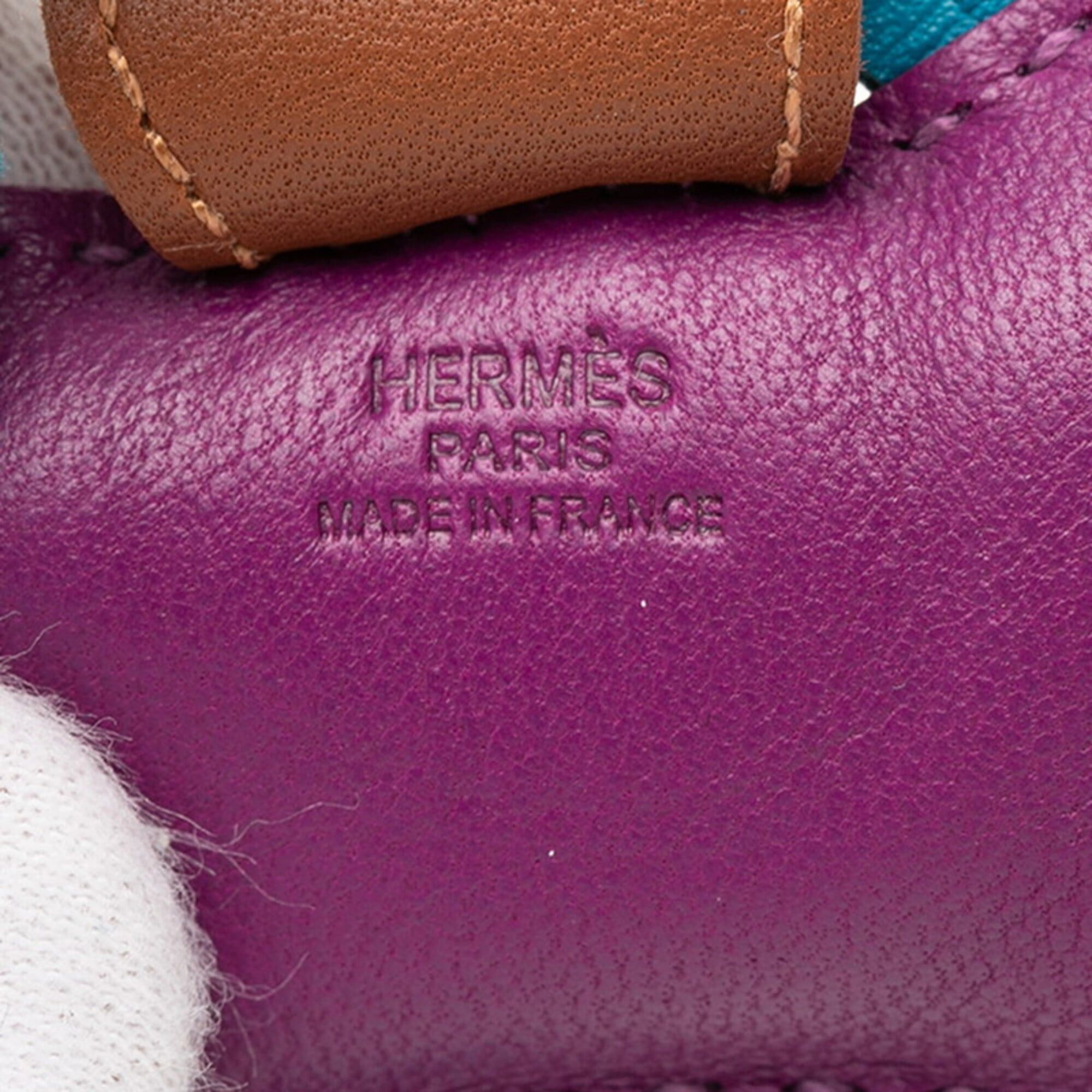 Hermes Hermes Rodeo PM Charm Accessory Bag Purple Blue Agneau Milo Women's HERMES Size ONE SIZE - 3 Thumbnail