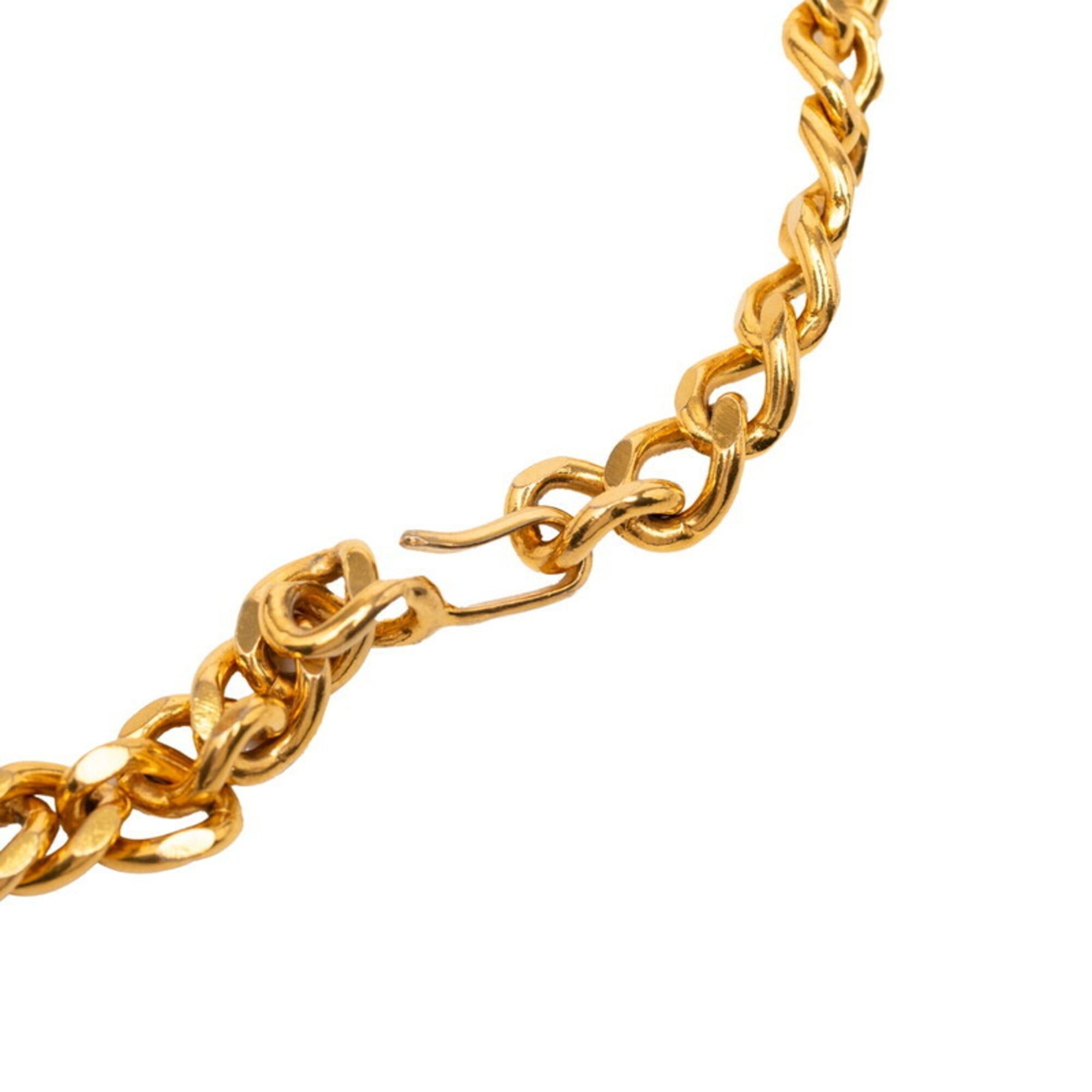 Chanel Chanel Double Chain Necklace, Gold Plated, Women's Size ONE SIZE - 3 Thumbnail