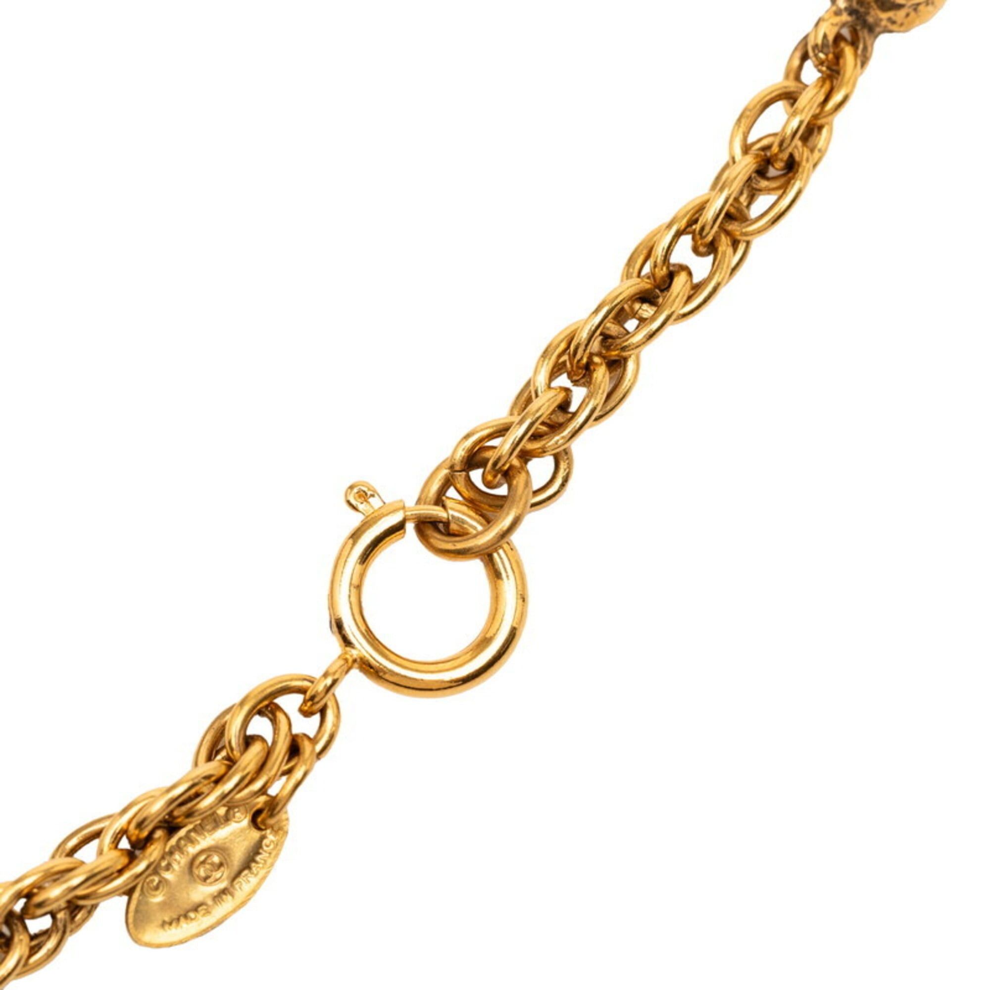 Chanel Chanel Long Necklace, Gold Plated, Women's CHANEL Size ONE SIZE - 3 Thumbnail