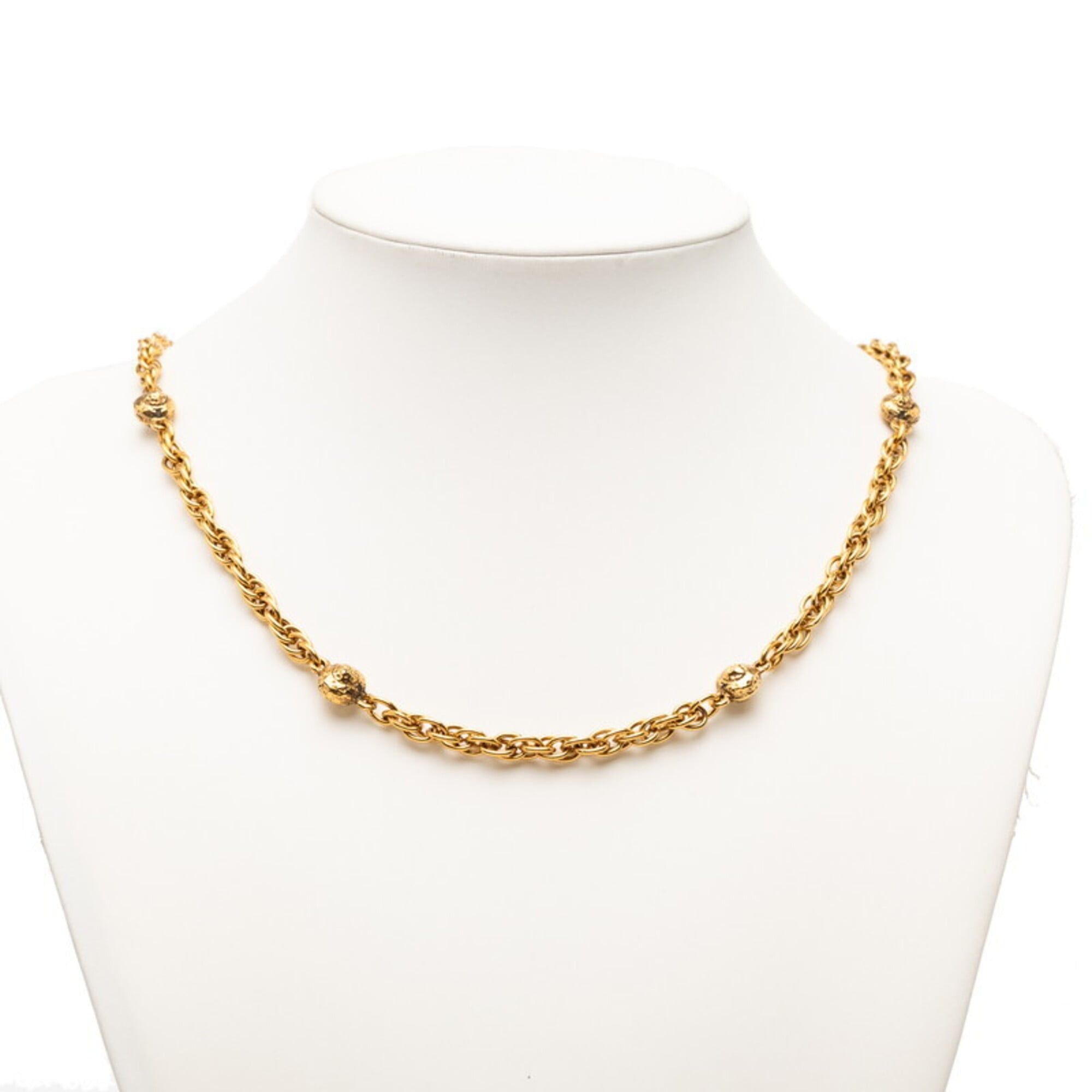 Chanel Chanel Long Necklace, Gold Plated, Women's CHANEL Size ONE SIZE - 5 Thumbnail