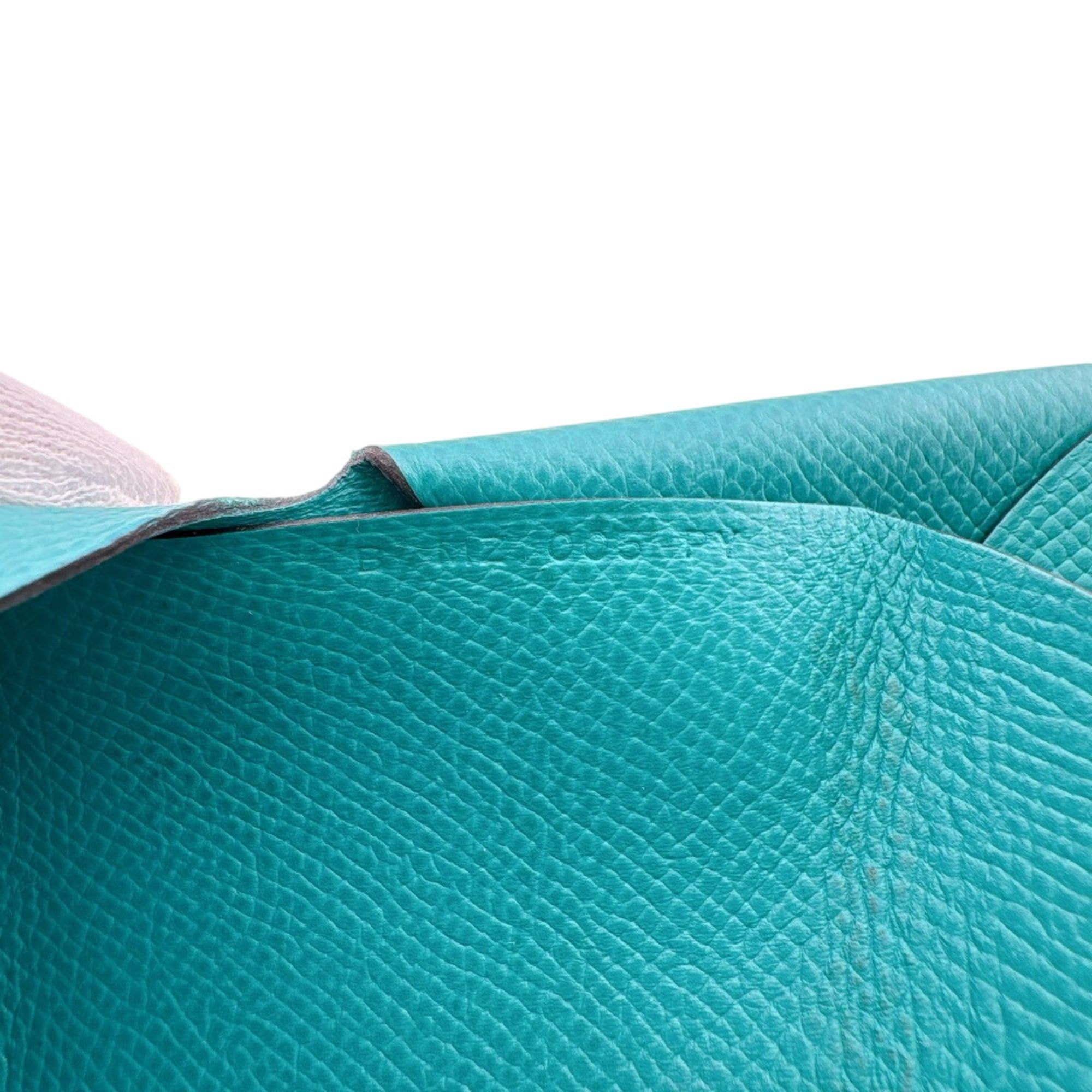 Hermes HERMES Calvi Duo Coin Case Wallet, Green Size ONE SIZE - 13 Thumbnail