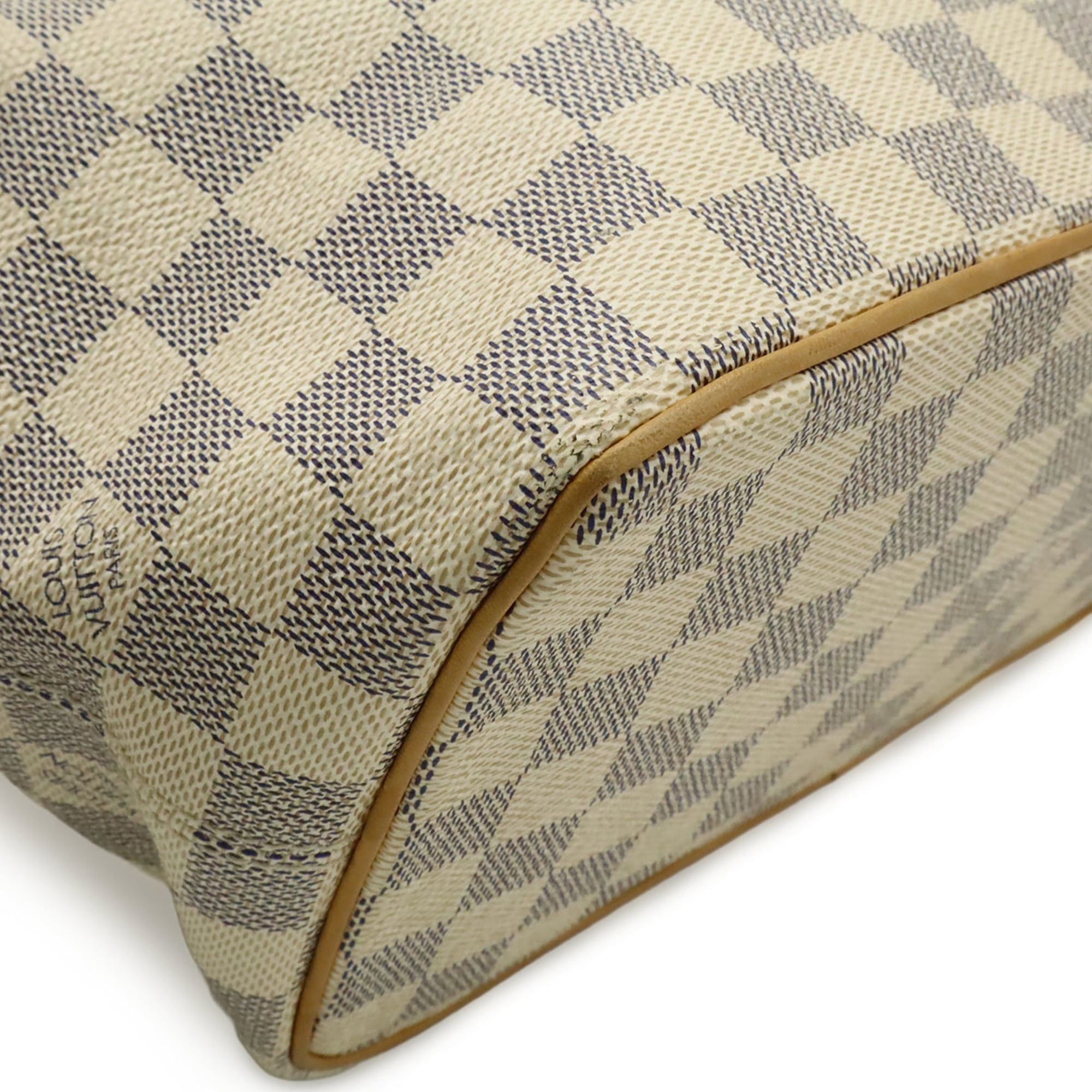 Louis Vuitton LOUIS VUITTON Damier Azur Saleya PM Tote Bag Handbag N51186 Size ONE SIZE - 4 Thumbnail