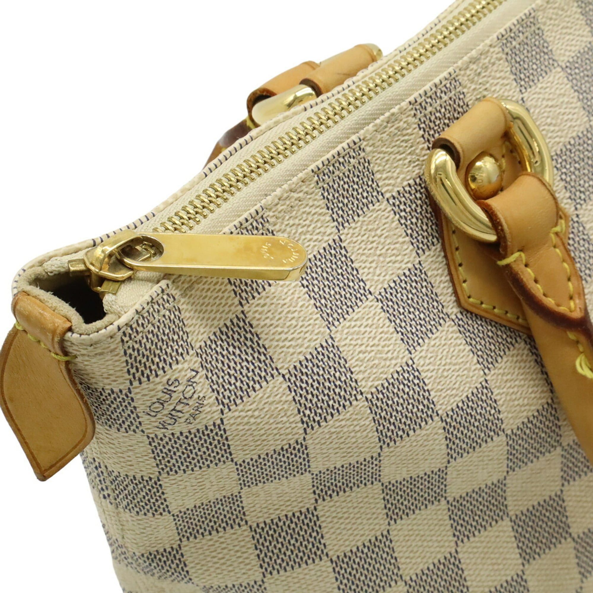 Louis Vuitton LOUIS VUITTON Damier Azur Saleya PM Tote Bag Handbag N51186 Size ONE SIZE - 6 Thumbnail
