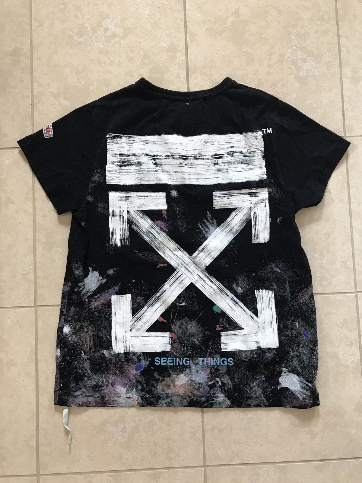 Off-White Off White Galaxy Brushed Tee Size US XS / EU 42 / 0 - 2 Thumbnail