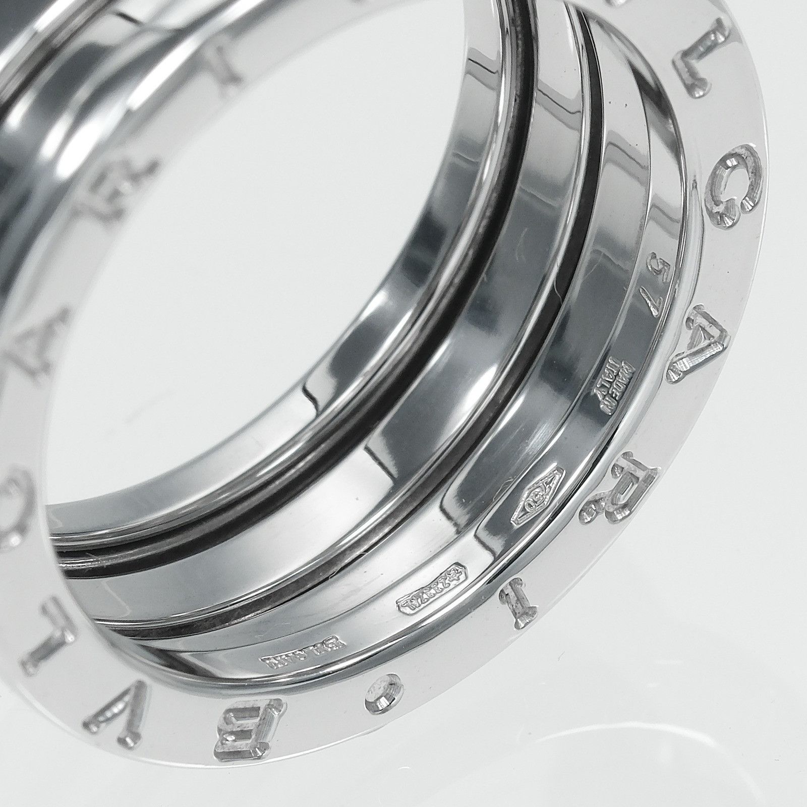 Bvlgari Bvlgari Bvlgari B.ZERO1 Au750 White Gold Ring Size 17 Precious Metal Ring B.ZERO1 DUTY FREE for USA Size ONE SIZE - 4 Thumbnail