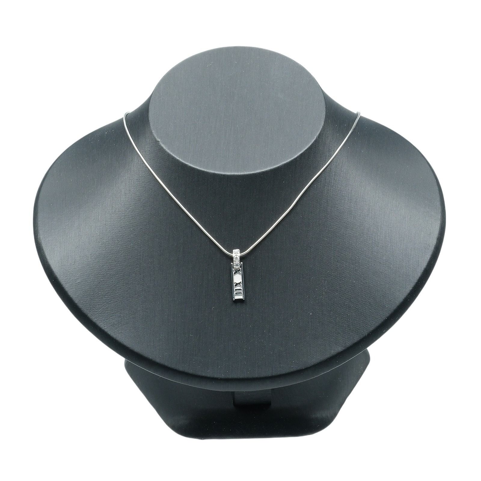 Tiffany & Co. Tiffany & Co. Tiffany&Co. Atlas Bar Au750 White Gold Diamond Necklace Precious Metal Necklace DUTY FREE for USA Size ONE SIZE - 2 Thumbnail