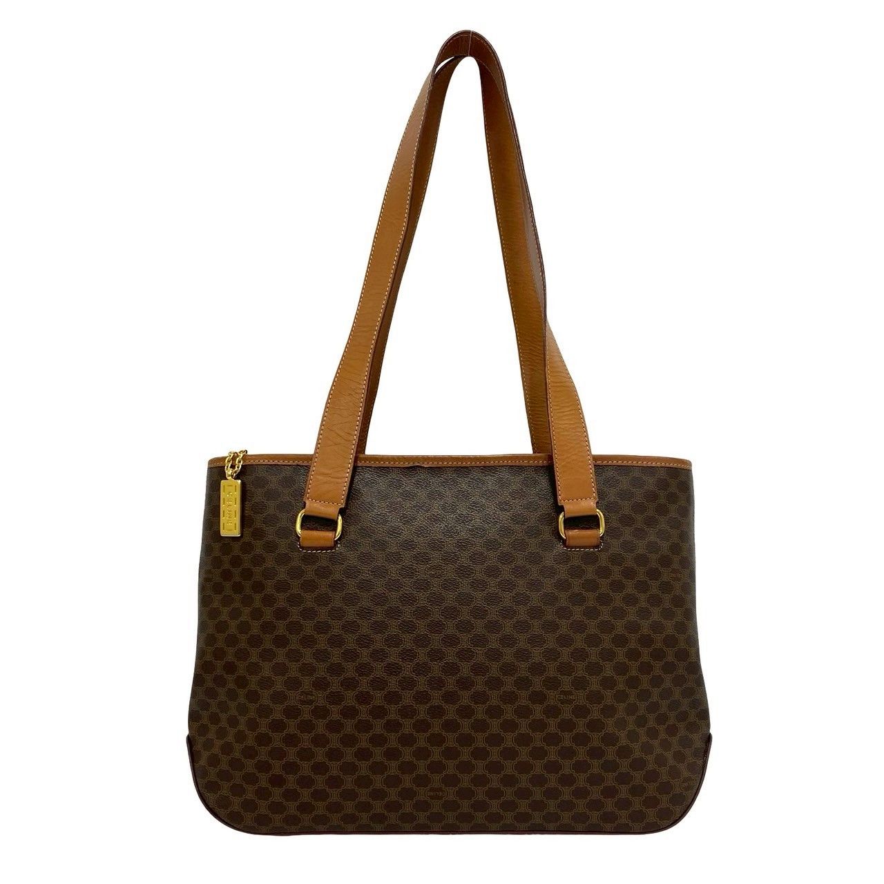 Celine Celine CELINE Macadam Leather Tote Bag Leather Tote Bag DUTY FREE for USA Size ONE SIZE - 2 Thumbnail