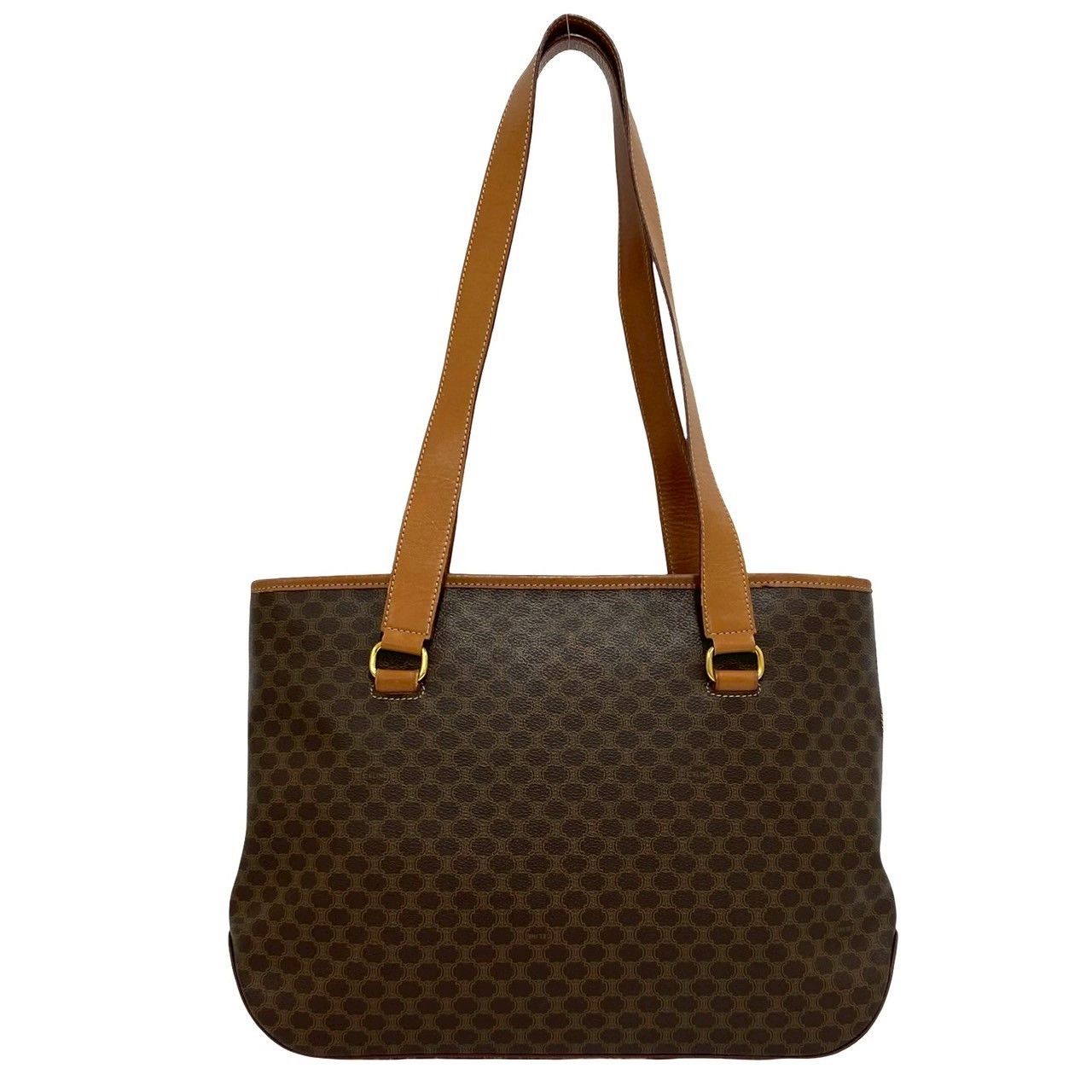 Celine Celine CELINE Macadam Leather Tote Bag Leather Tote Bag DUTY FREE for USA Size ONE SIZE - 4 Thumbnail