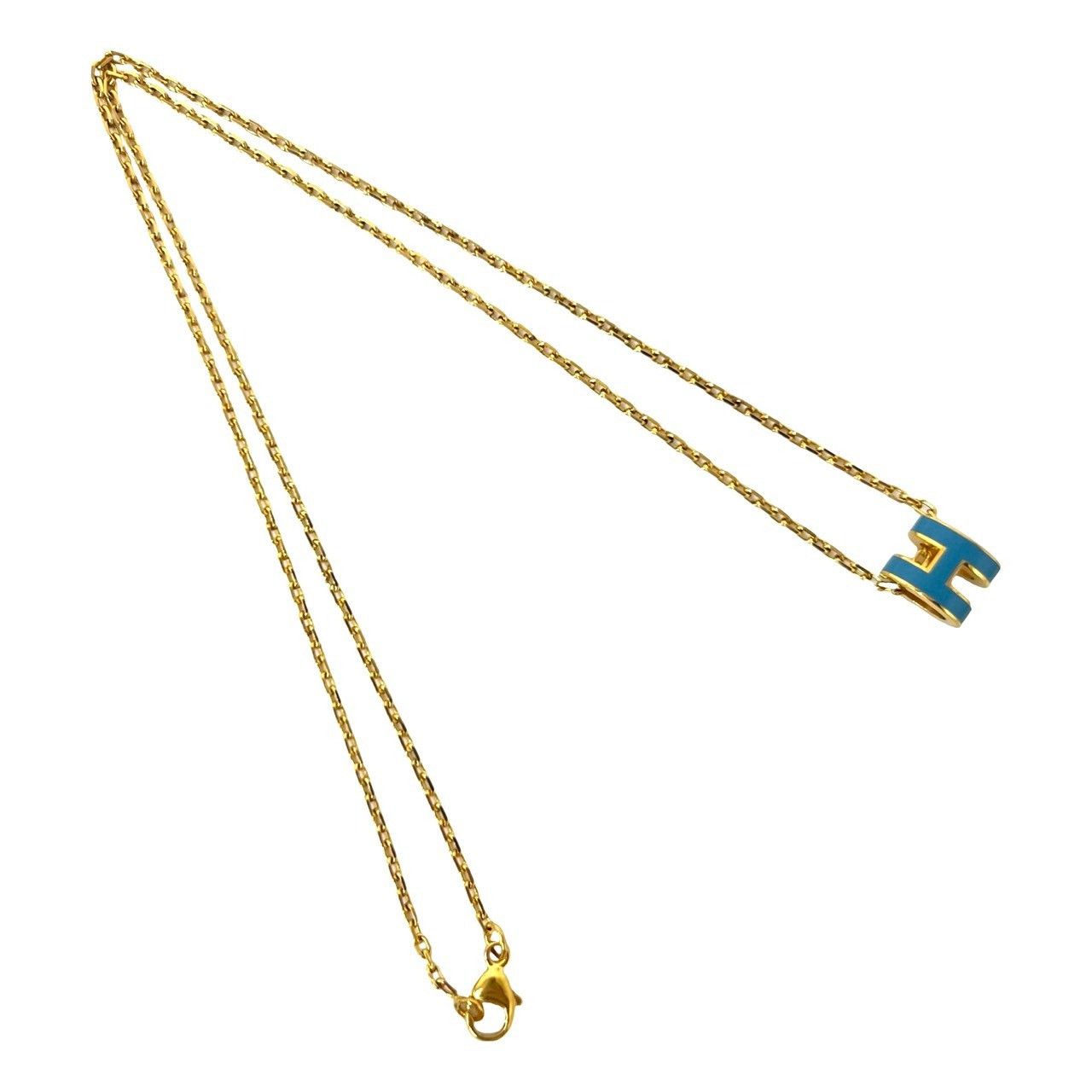 Hermes Hermes Hermes Mini Pop H Necklace Metal Necklace DUTY FREE for USA Size ONE SIZE - 6 Thumbnail