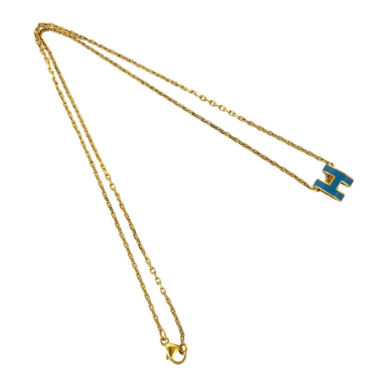 Hermes Hermes Hermes Mini Pop H Necklace Metal Necklace DUTY FREE for USA Size ONE SIZE - 2 Thumbnail