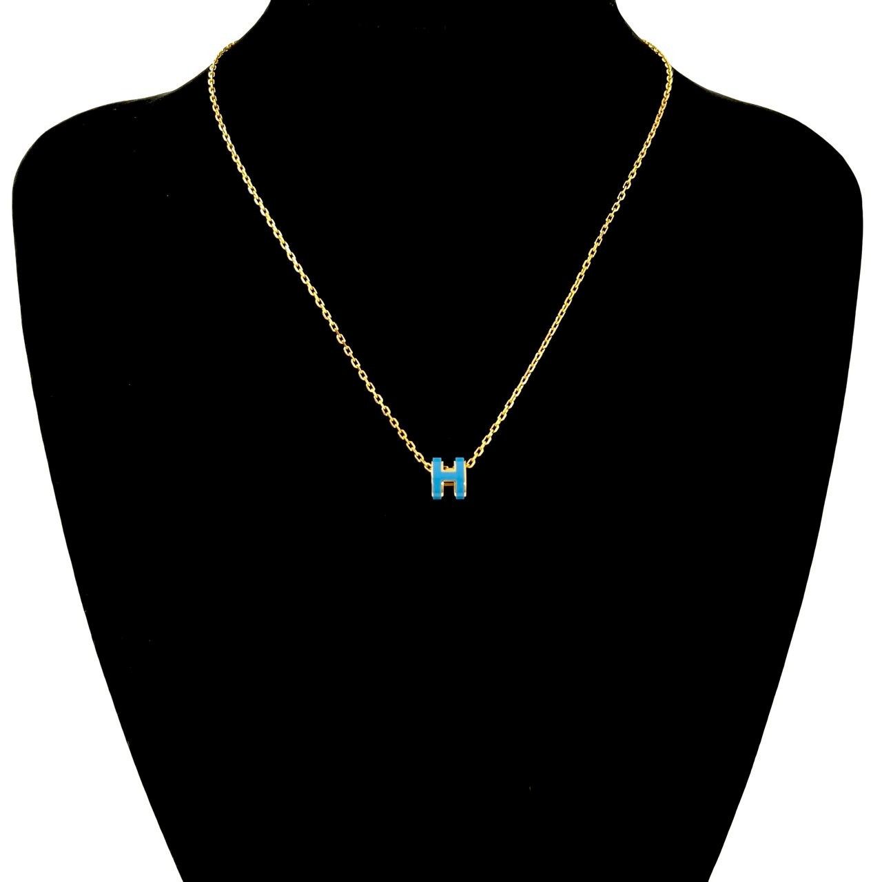 Hermes Hermes Hermes Mini Pop H Necklace Metal Necklace DUTY FREE for USA Size ONE SIZE - 3 Thumbnail