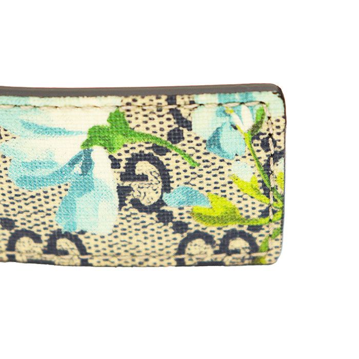 Gucci Gucci Gucci GG Blooms Supreme Leather Belt Leather Belt 546375 DUTY FREE for USA Size ONE SIZE - 6 Thumbnail