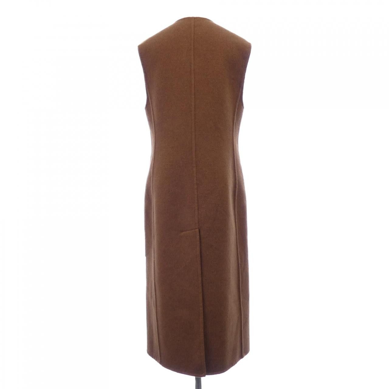 Hermes Hermes Hermes 3H0198DB Baby Cashmere Long Vest 34 Textile Tops DUTY FREE for USA Size ONE SIZE - 2 Thumbnail