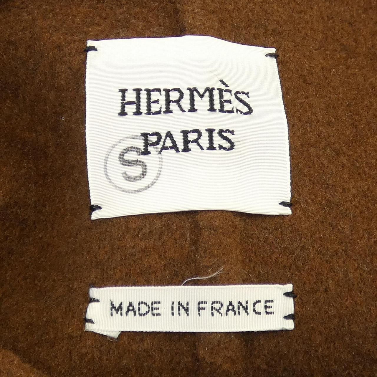 Hermes Hermes Hermes 3H0198DB Baby Cashmere Long Vest 34 Textile Tops DUTY FREE for USA Size ONE SIZE - 4 Thumbnail