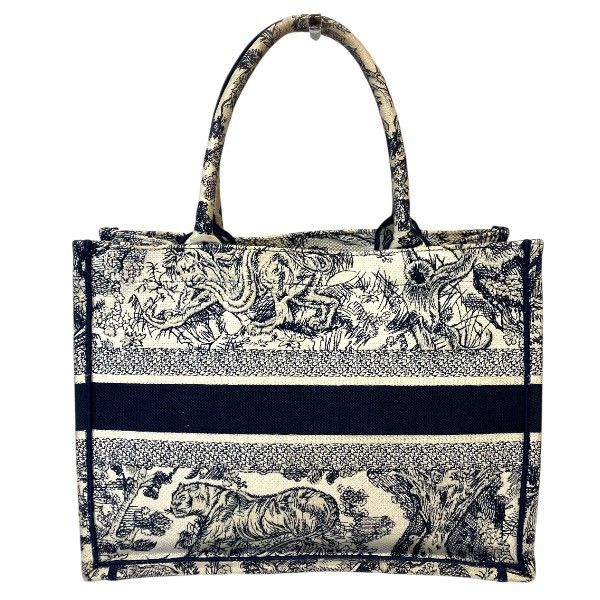 Dior Dior Dior Book Tote Embroidery Canvas Tote Bag Textile Tote Bag DUTY FREE for USA Size ONE SIZE - 2 Thumbnail