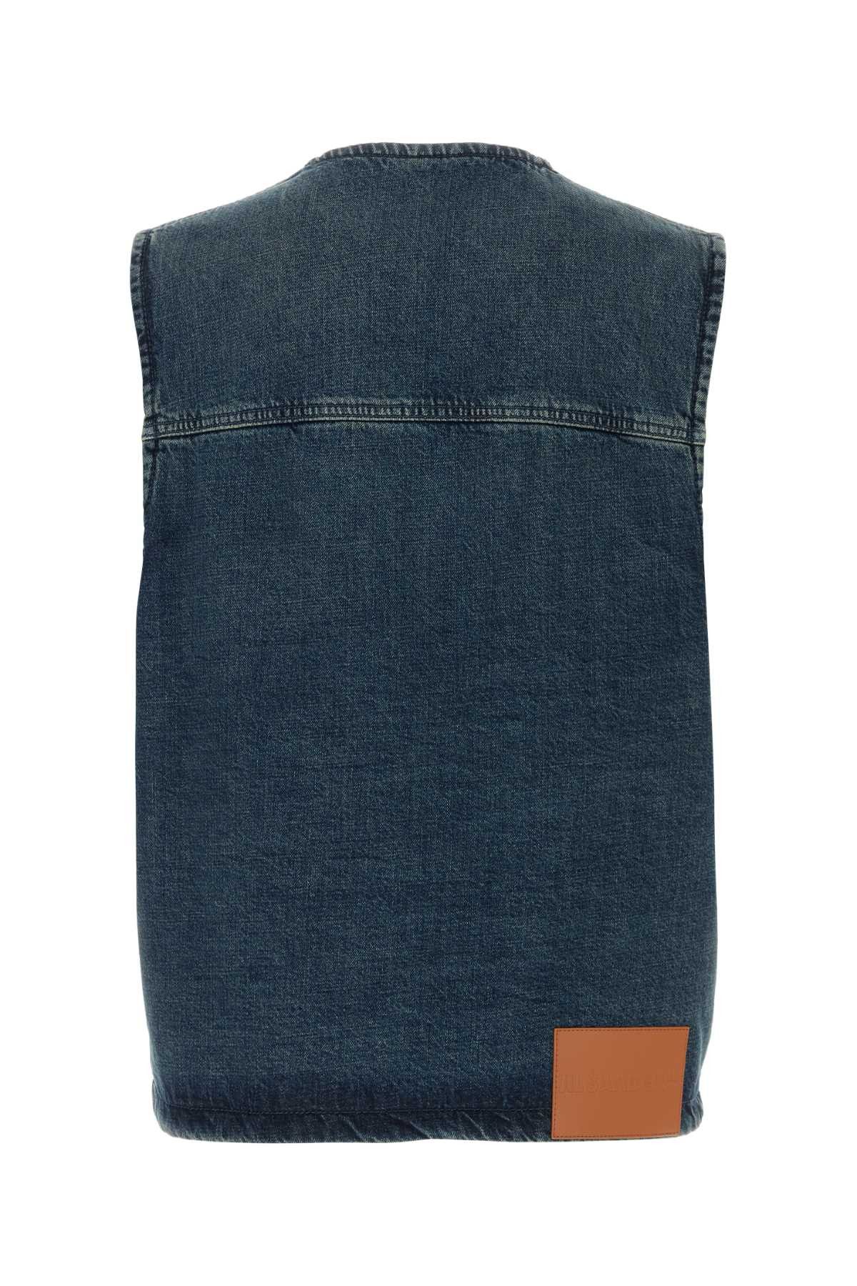 Jil Sander Denim Vest Size US L / EU 52-54 / 3 - 2 Thumbnail