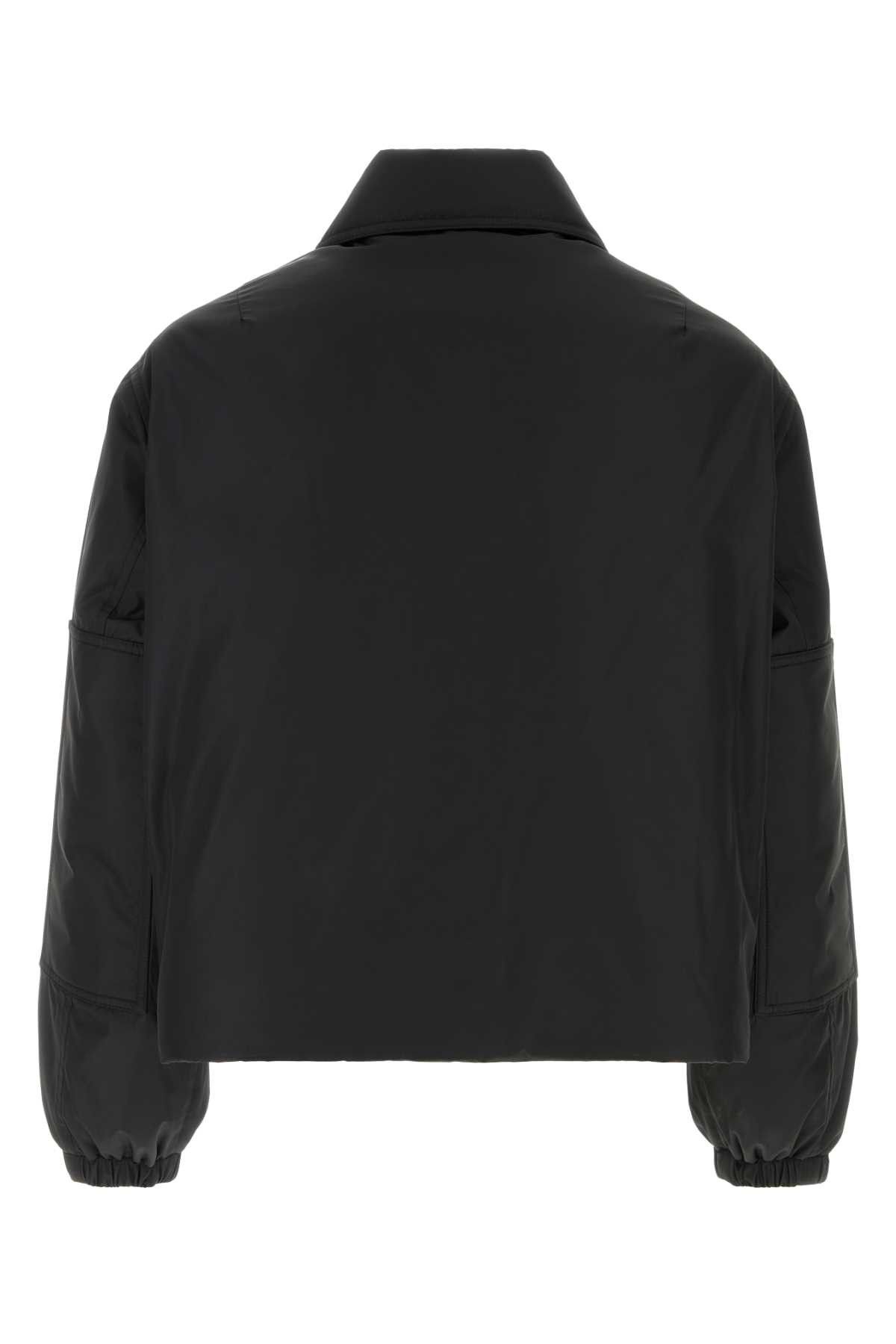 Jil Sander Black Polyester Padded Jacket Size US M / EU 48-50 / 2 - 2 Thumbnail