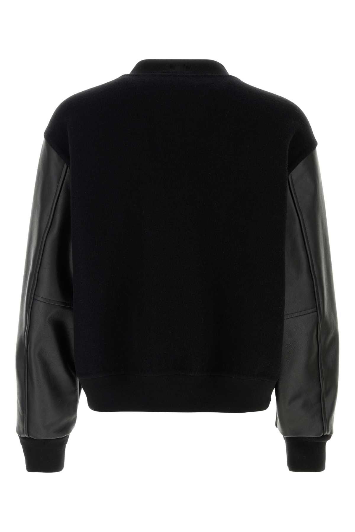 Jil Sander Black Wool Bomber Jacket Size US XL / EU 56 / 4 - 2 Thumbnail