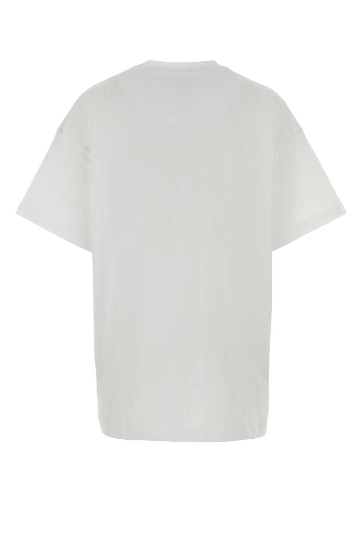 Patou White Cotton Oversize T-Shirt Size L / US 10 / IT 46 - 2 Thumbnail