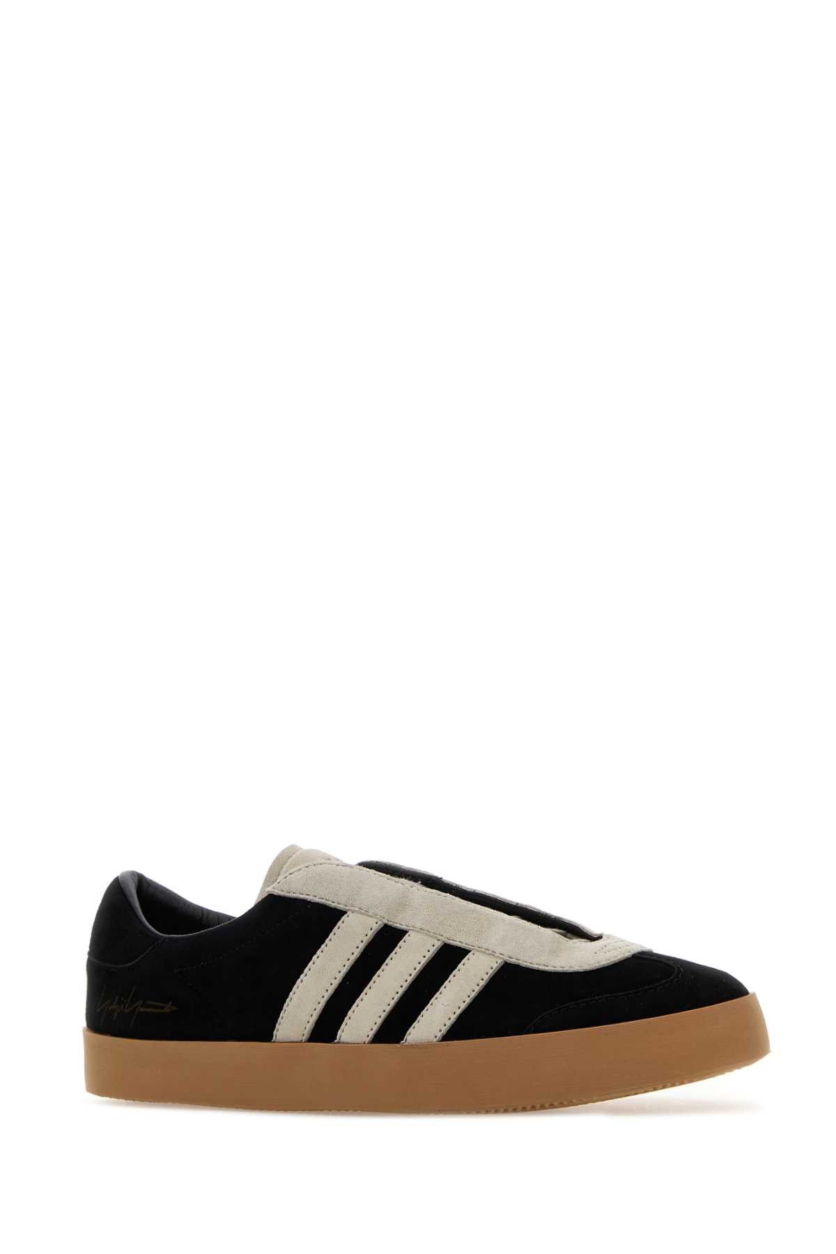 Y-3 Black Suede Y-3 Gazelle Sneakers Size US 8 / EU 41 - 2 Thumbnail