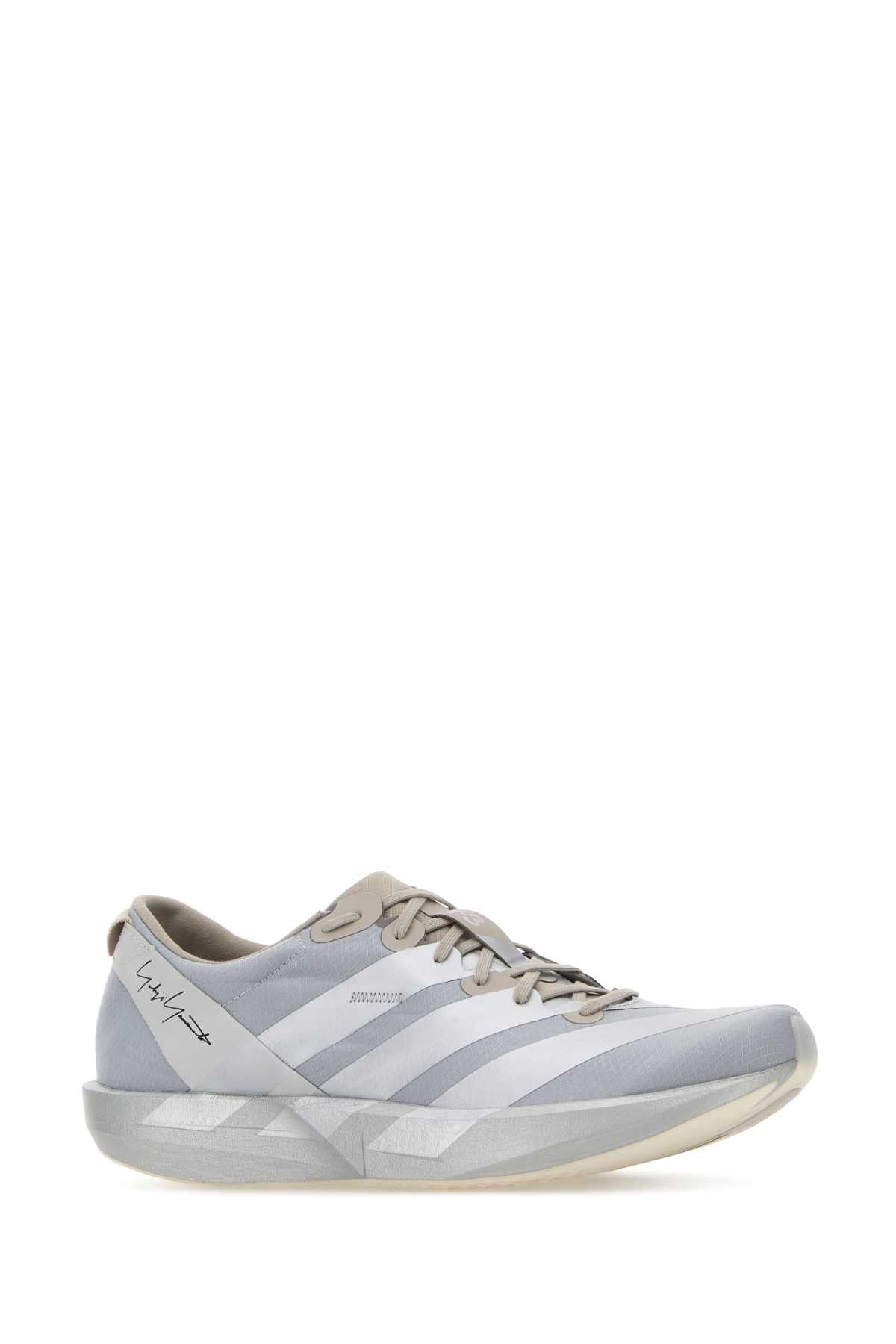 Y-3 Grey Fabric Y-3 Adios 9 Sneakers Size US 8.5 / EU 41-42 - 2 Thumbnail