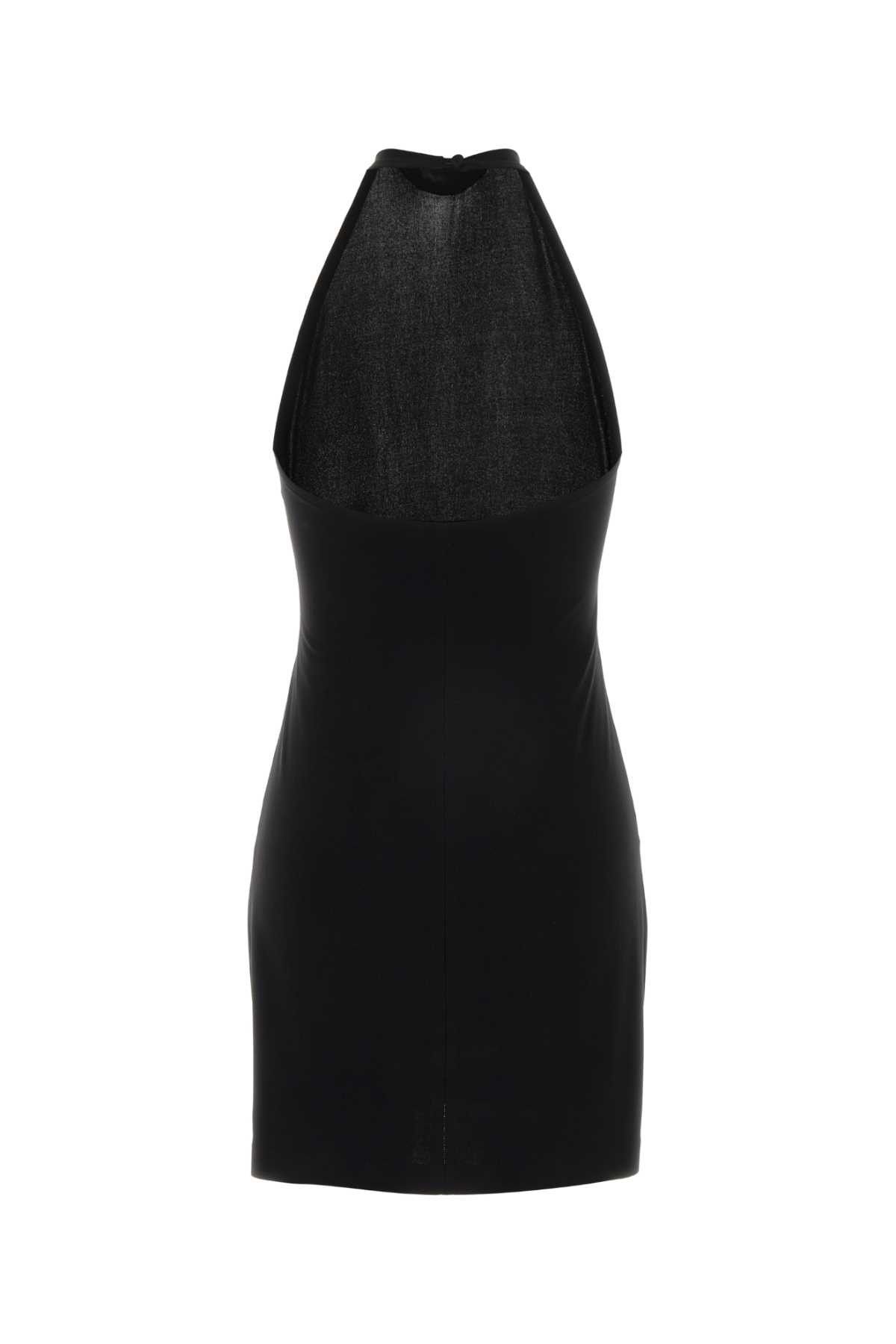 Norma Kamali Black Jersey Dress Size L / US 10 / IT 46 - 2 Thumbnail