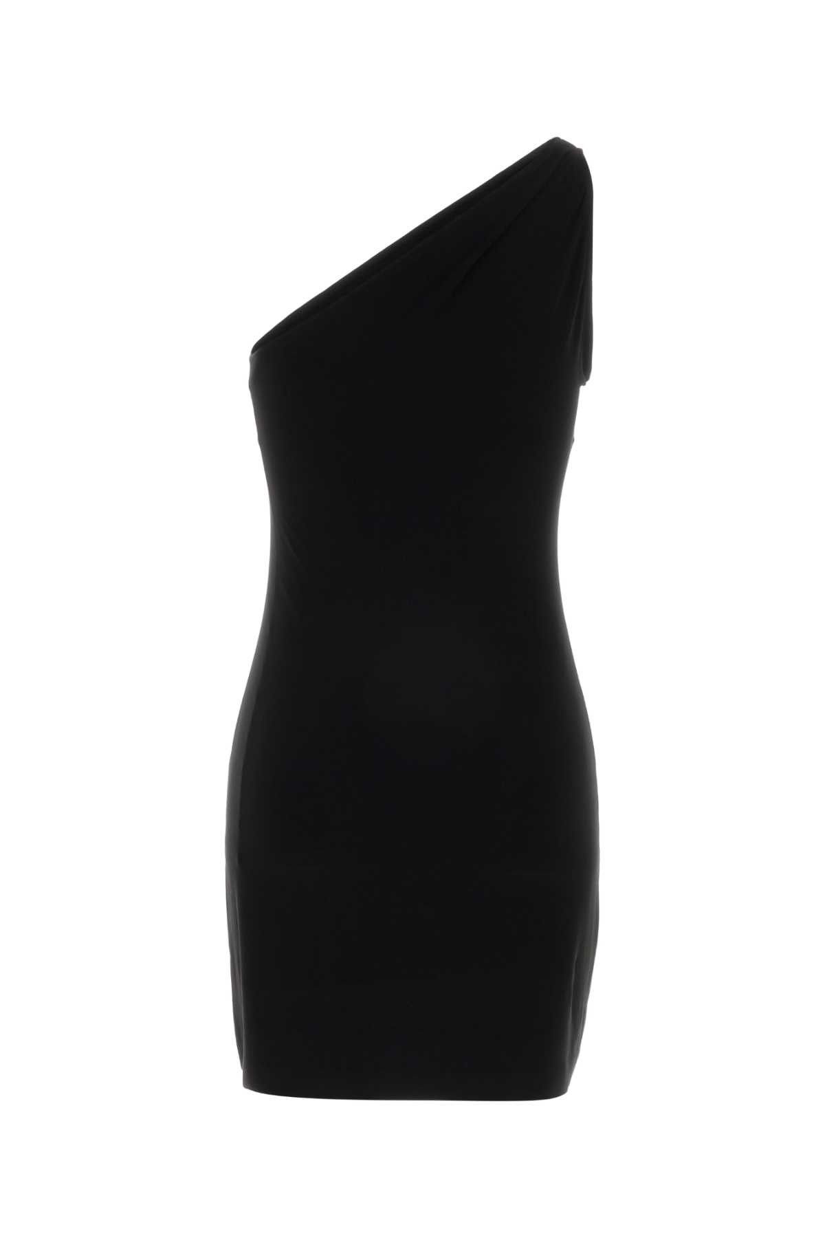 Norma Kamali Black Jersey Mini Dress Size S / US 4 / IT 40 - 2 Thumbnail