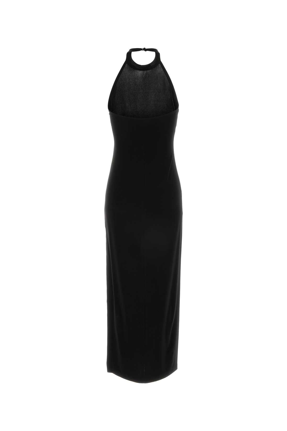 Norma Kamali Black Jersey Dress Size XS / US 0-2 / IT 36-38 - 2 Thumbnail