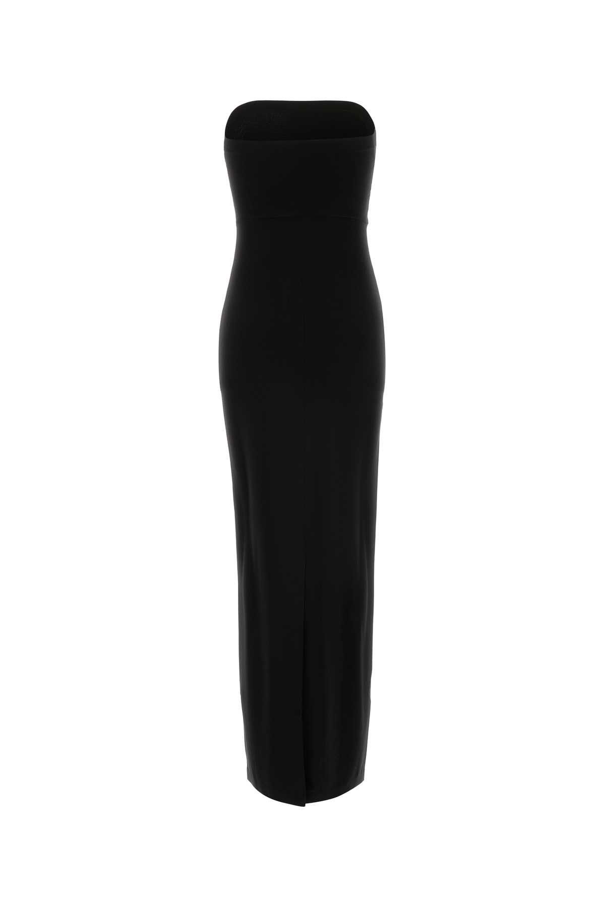 Norma Kamali Black Jersey Dress Size XS / US 0-2 / IT 36-38 - 2 Thumbnail