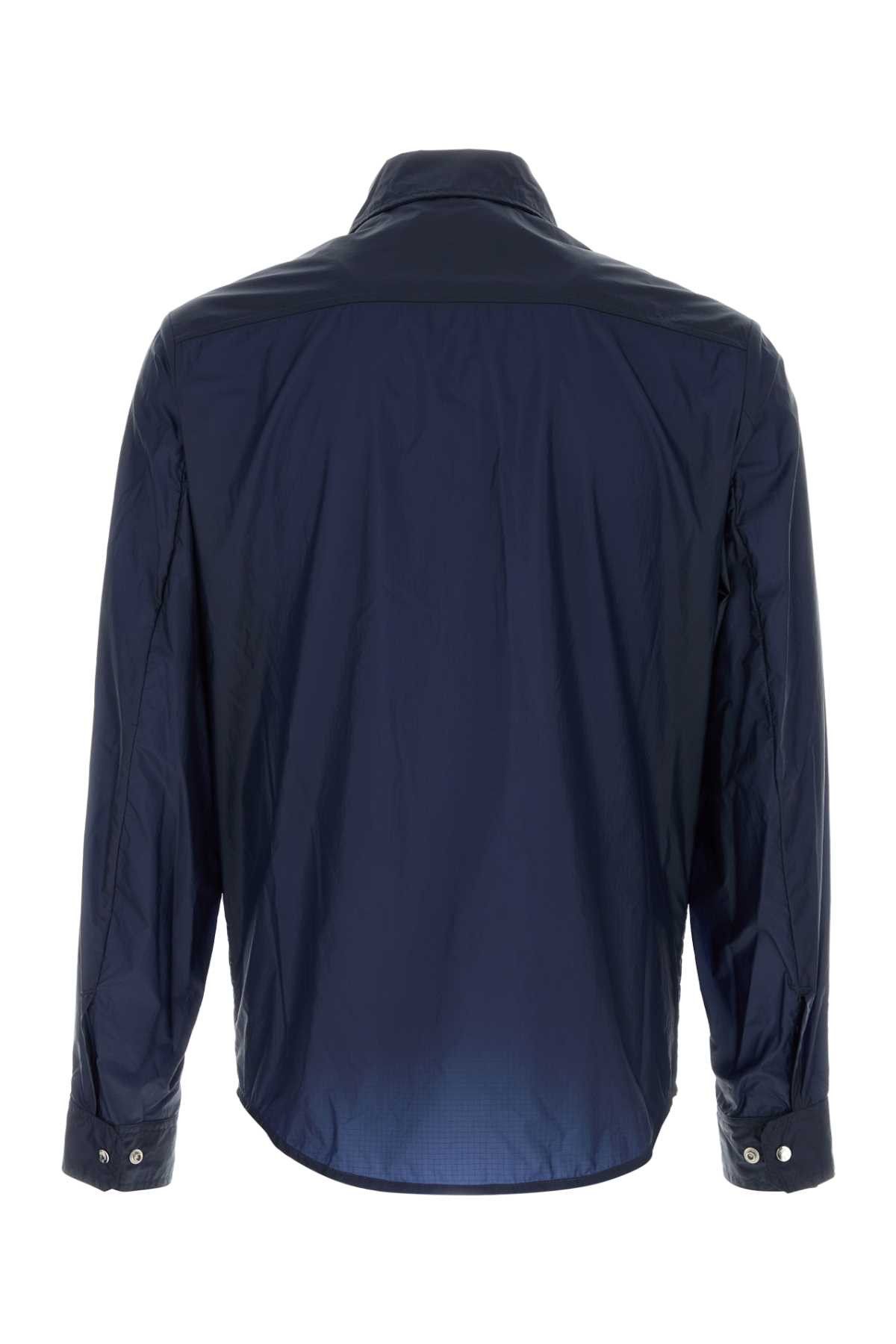 Moncler Navy Blue Nylon Shirt Size US XL / EU 56 / 4 - 2 Thumbnail