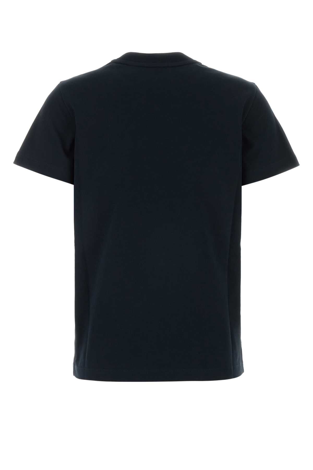 Moncler Navy Blue Cotton T-Shirt Size M / US 6-8 / IT 42-44 - 2 Thumbnail