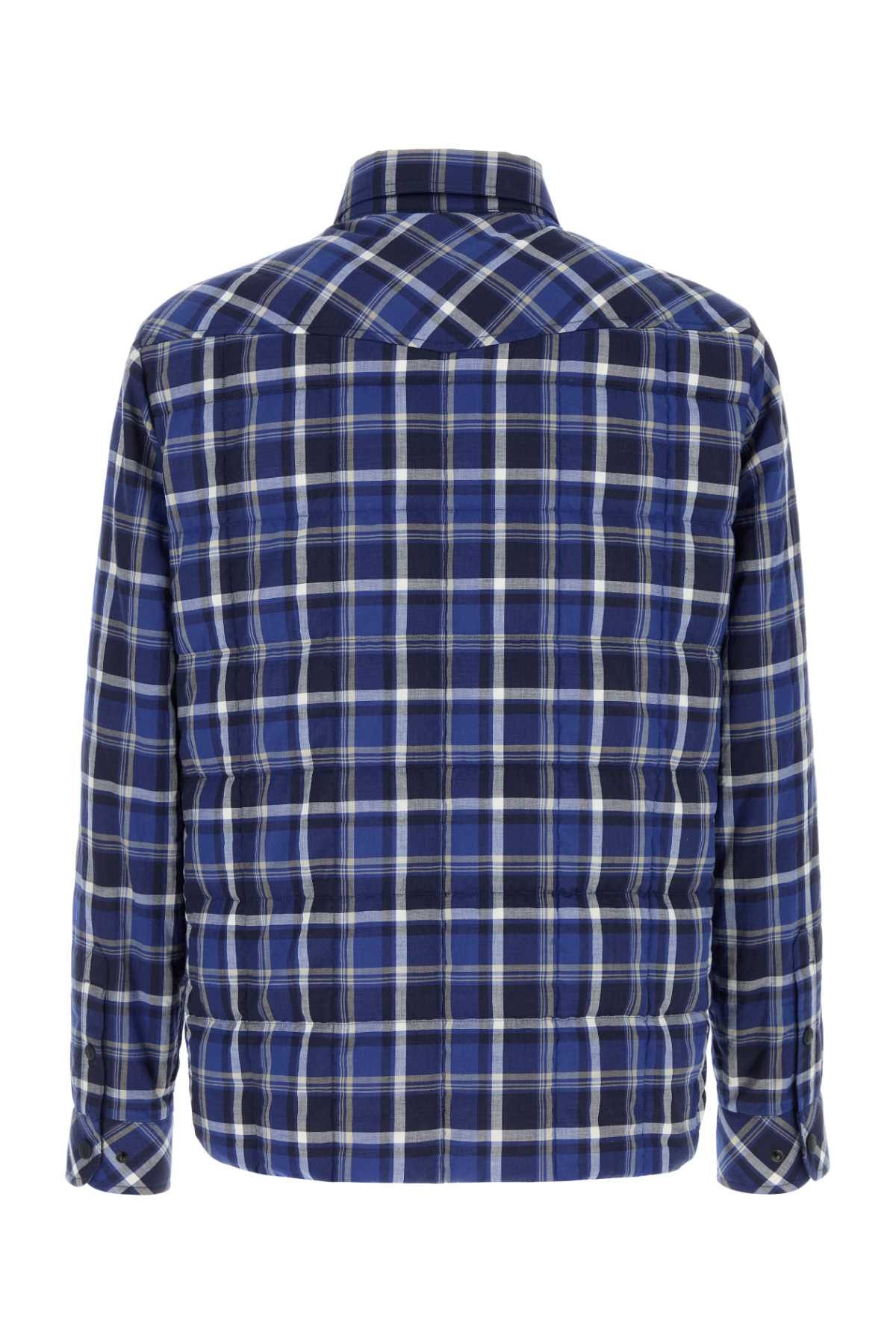 Moncler Grenoble Embroidered Stretch Cotton Shirt Size US L / EU 52-54 / 3 - 2 Thumbnail