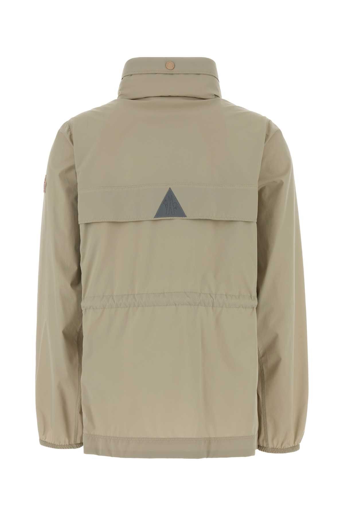 Moncler Grenoble Cappuccino Stretch Nylon Soulare Windbreaker Size S / US 4 / IT 40 - 2 Thumbnail