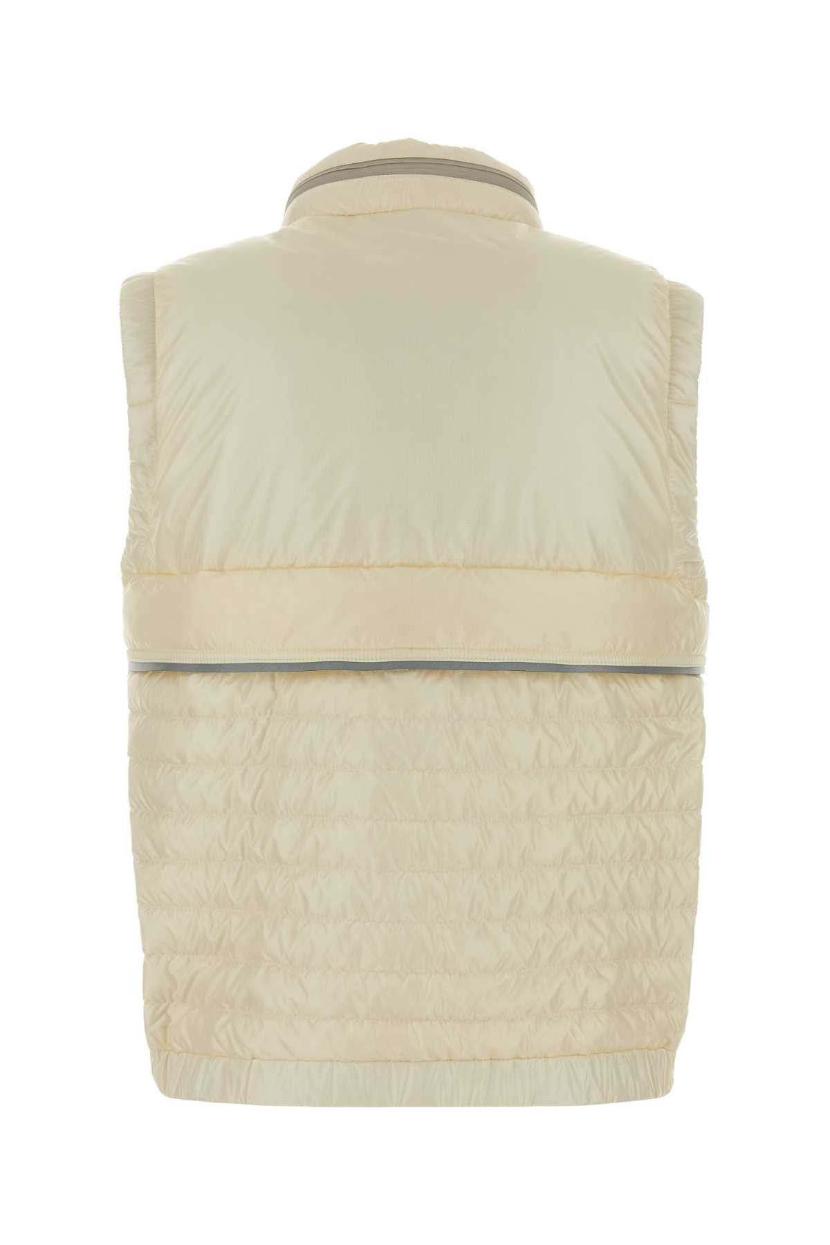 Moncler Grenoble Cream Nylon Gumiane Down Jacket Size M / US 6-8 / IT 42-44 - 2 Thumbnail