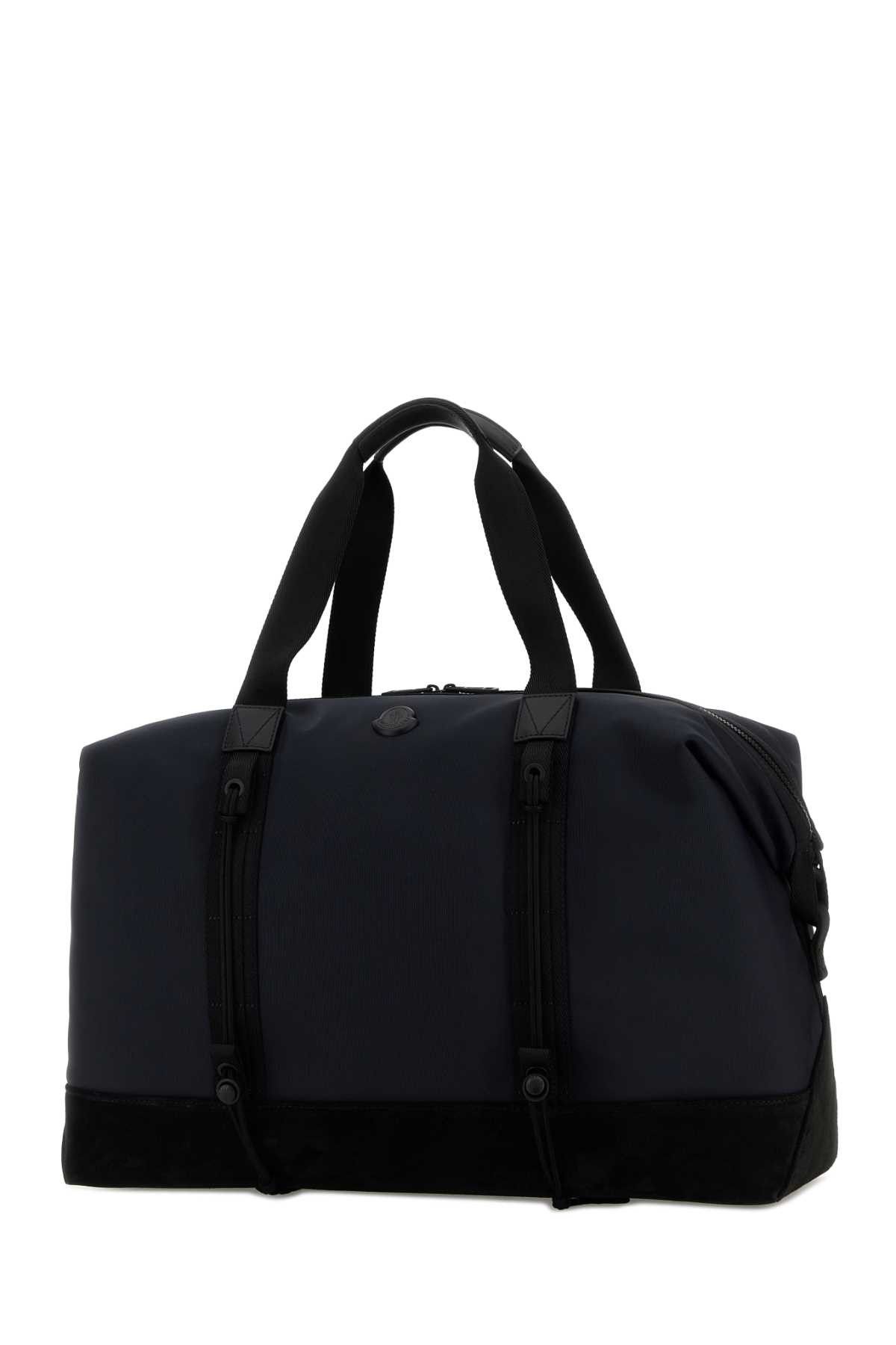 Moncler Navy Blue Canvas Travel Bag Size ONE SIZE - 2 Thumbnail