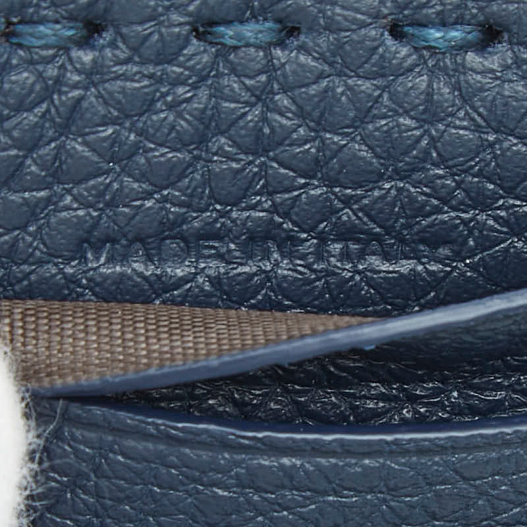 Fendi Fendi Selleria Fragment Case, Business Card Holder/Card Navy Red Leather, Women's FENDI Size ONE SIZE - 9 Thumbnail