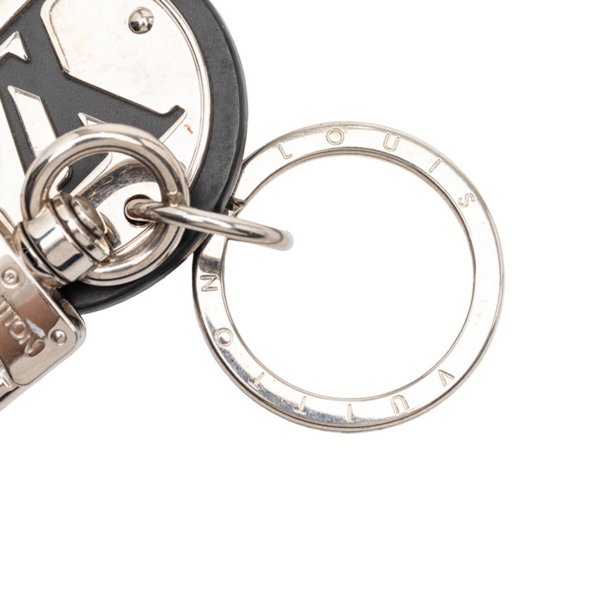 Louis Vuitton Louis Vuitton LV Circle Keyring Accessory Bag Charm M67362 Silver Black Metal Women's LOUIS VUITTON Size ONE SIZE - 4 Thumbnail