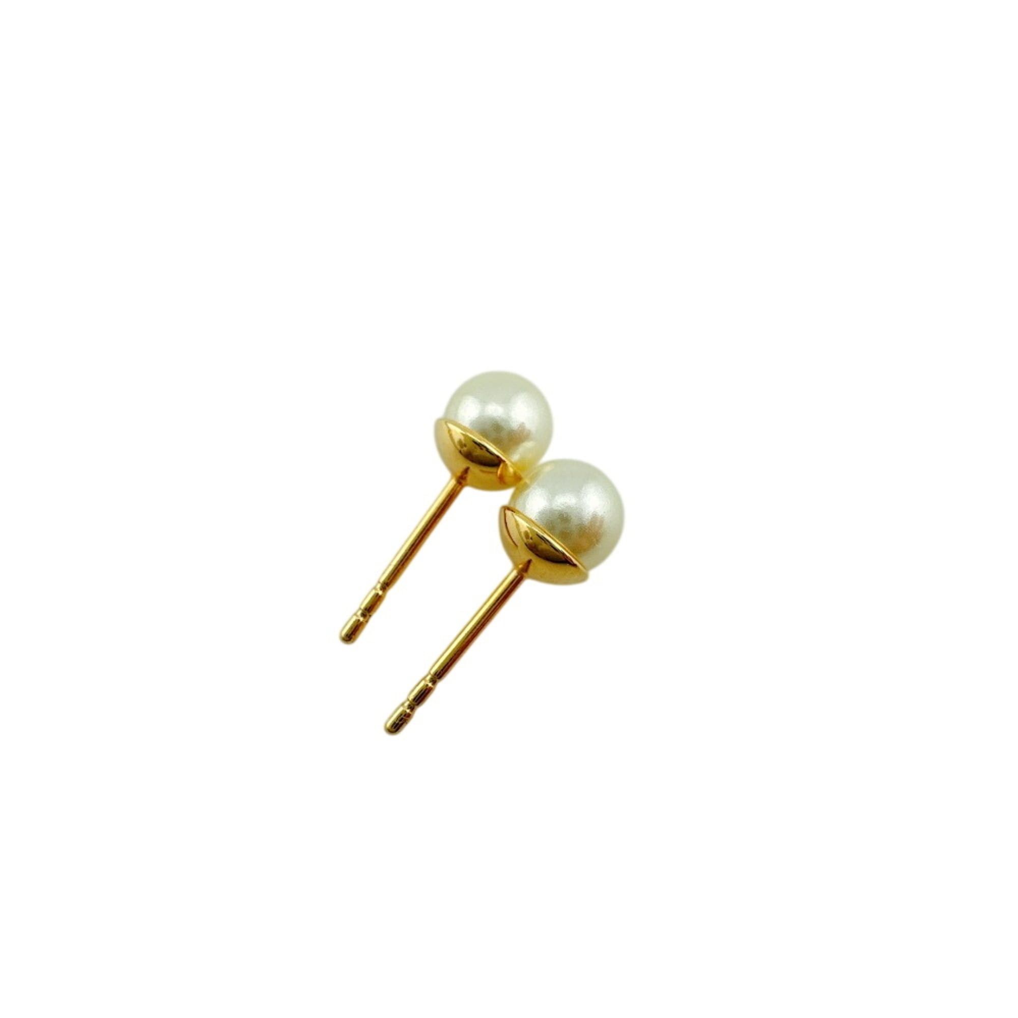 Dior Christian Dior Dior Tribal Pearl Bee CD Logo Earrings (Pair) - Gold Size ONE SIZE - 5 Thumbnail