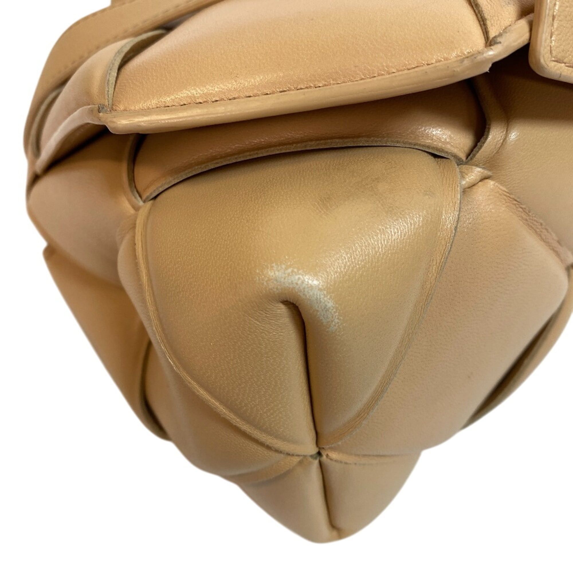 Bottega Veneta BOTTEGA VENETA 2-Way Handbag Maxi Intrecciato Shoulder Bag Beige Size ONE SIZE - 3 Thumbnail