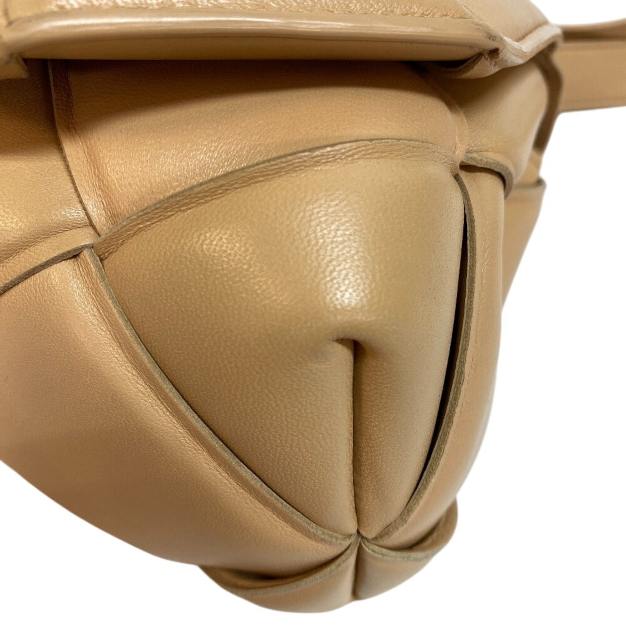 Bottega Veneta BOTTEGA VENETA 2-Way Handbag Maxi Intrecciato Shoulder Bag Beige Size ONE SIZE - 4 Thumbnail