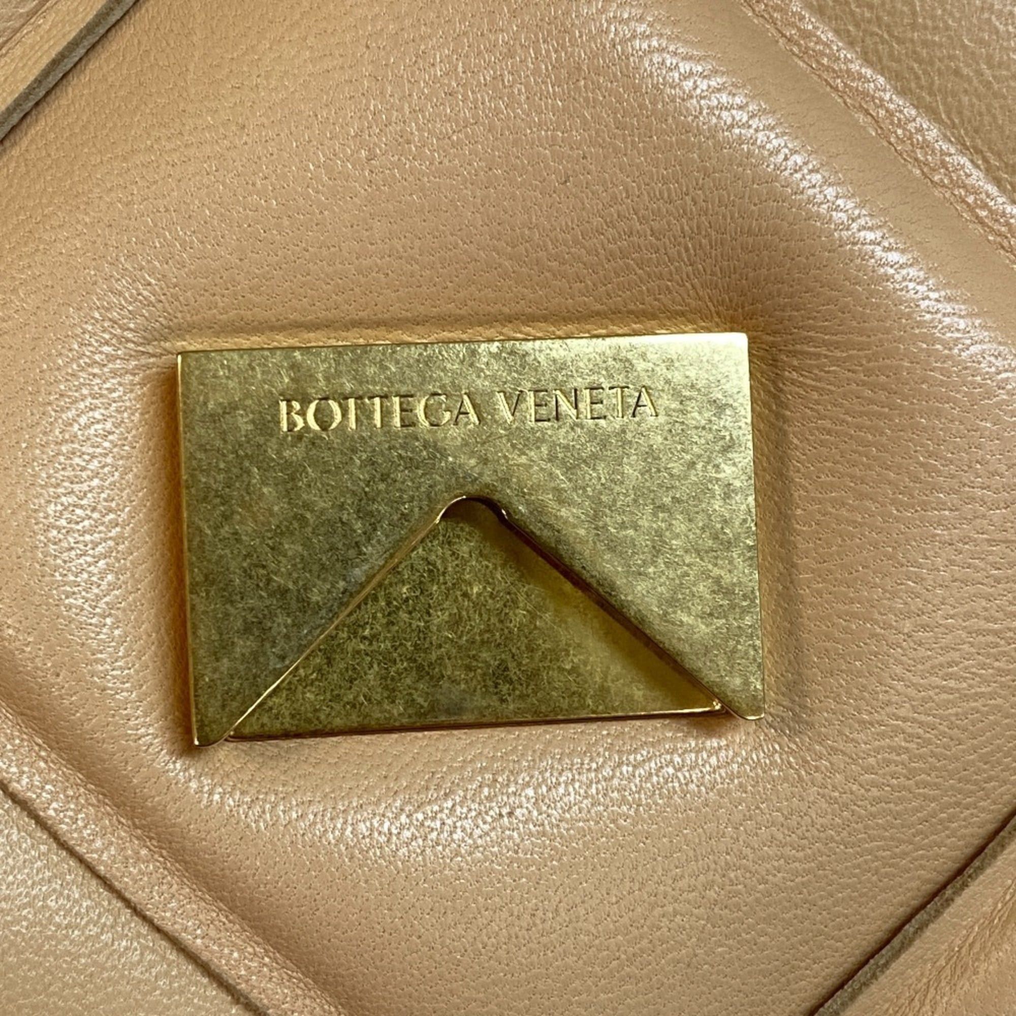 Bottega Veneta BOTTEGA VENETA 2-Way Handbag Maxi Intrecciato Shoulder Bag Beige Size ONE SIZE - 12 Thumbnail