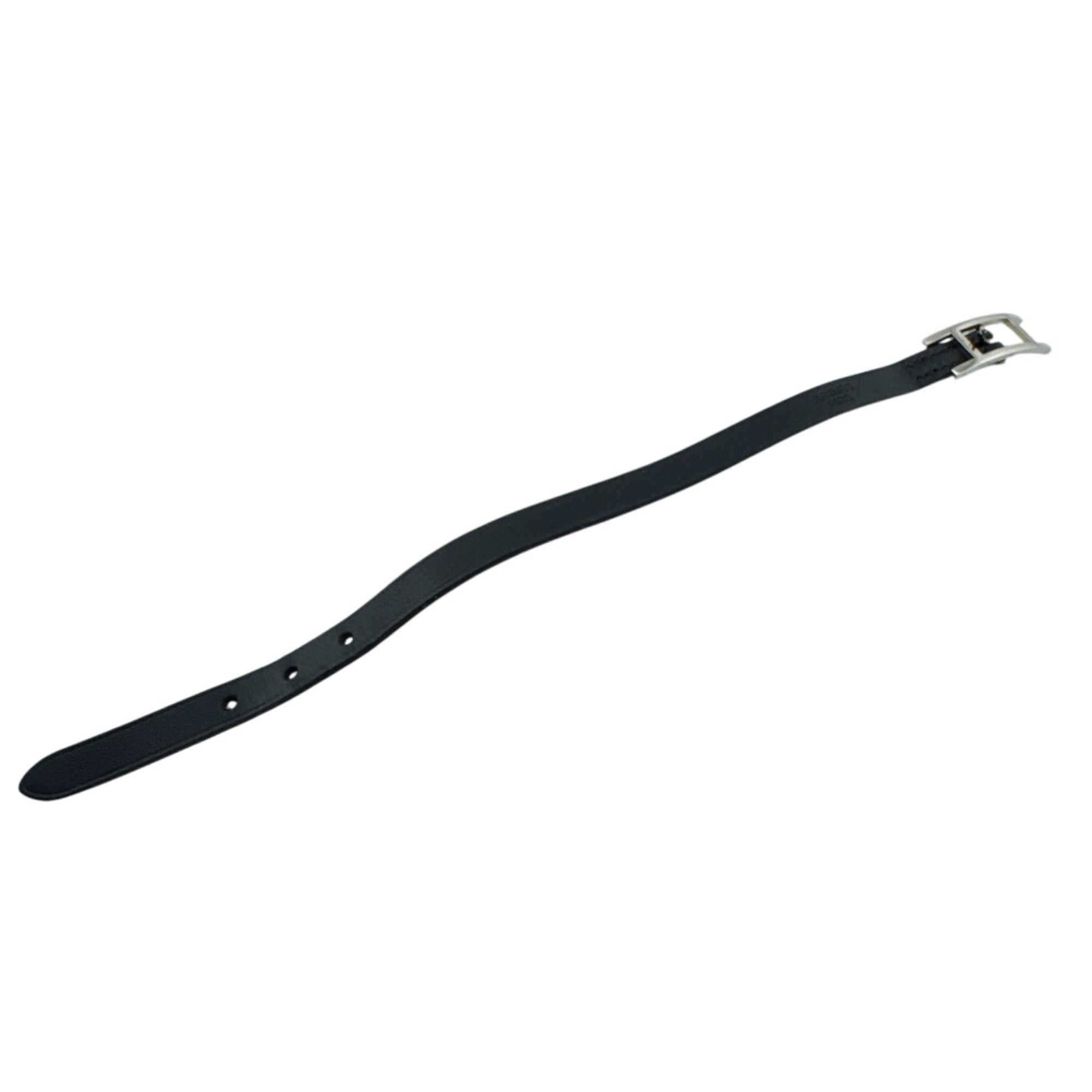 Hermes Hermes Be Api Bangle H-shaped clasp bracelet, black Size ONE SIZE - 5 Thumbnail