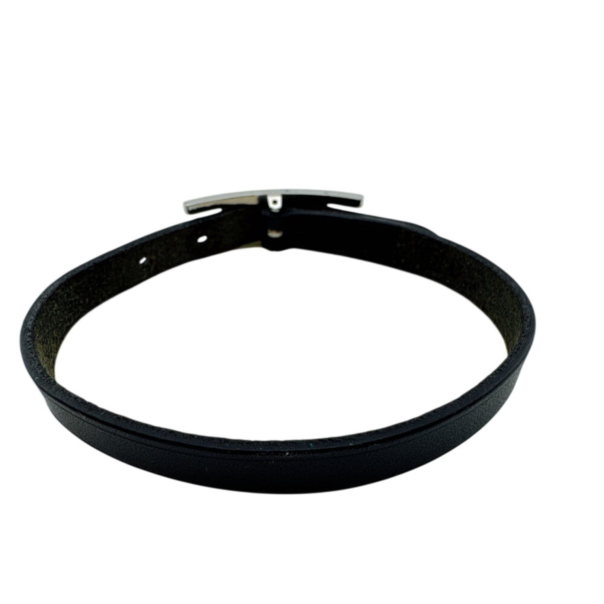Hermes Hermes Be Api Bangle H-shaped clasp bracelet, black Size ONE SIZE - 2 Thumbnail