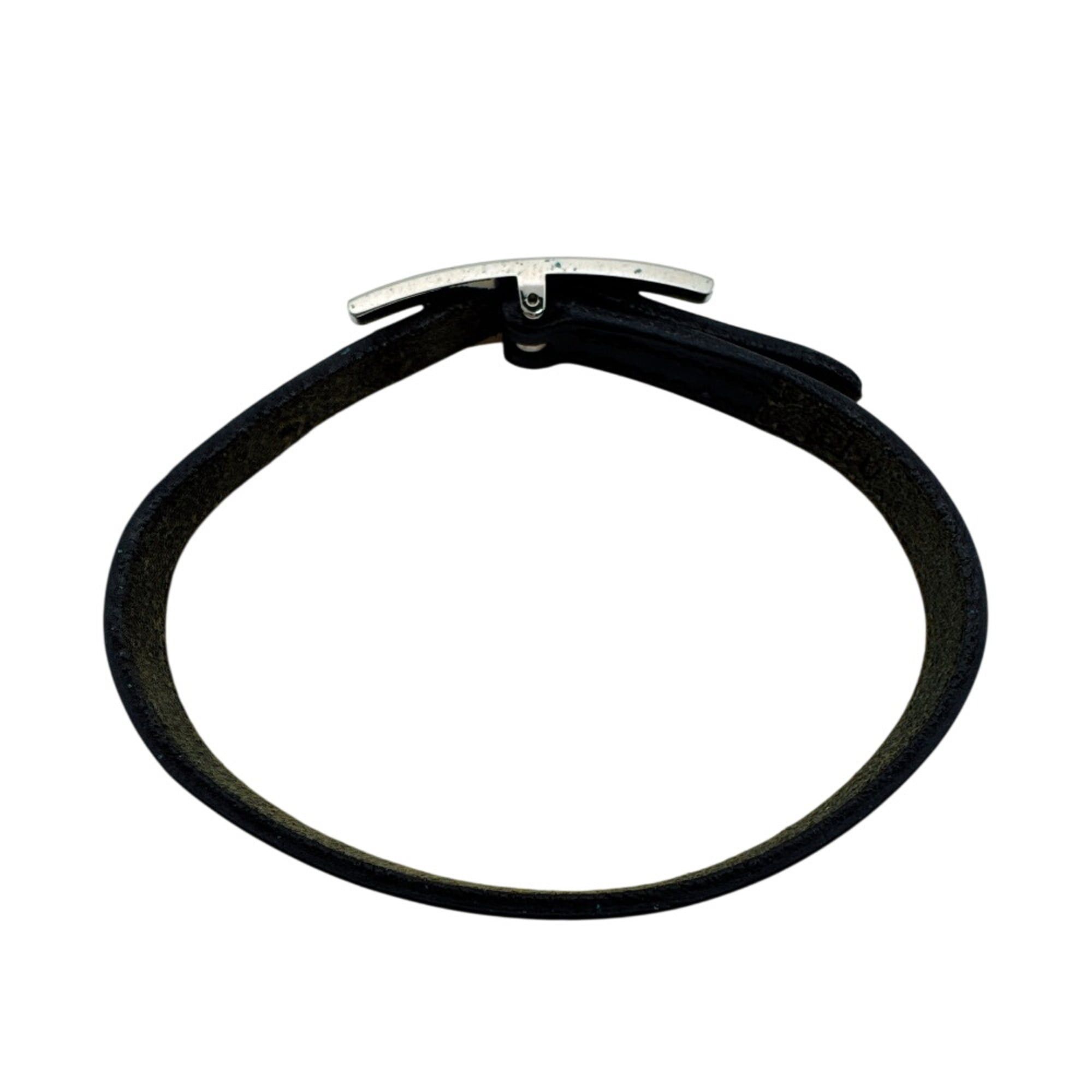 Hermes Hermes Be Api Bangle H-shaped clasp bracelet, black Size ONE SIZE - 3 Thumbnail