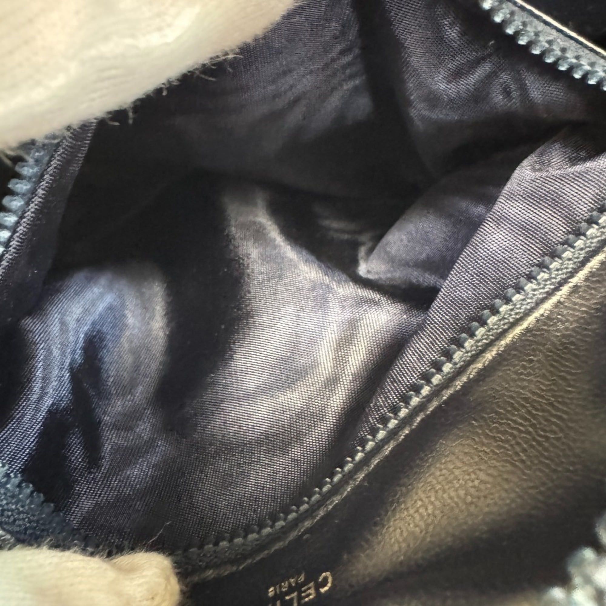 Celine CELINE C carriage pattern pochette Sulky shoulder bag navy Size ONE SIZE - 10 Thumbnail