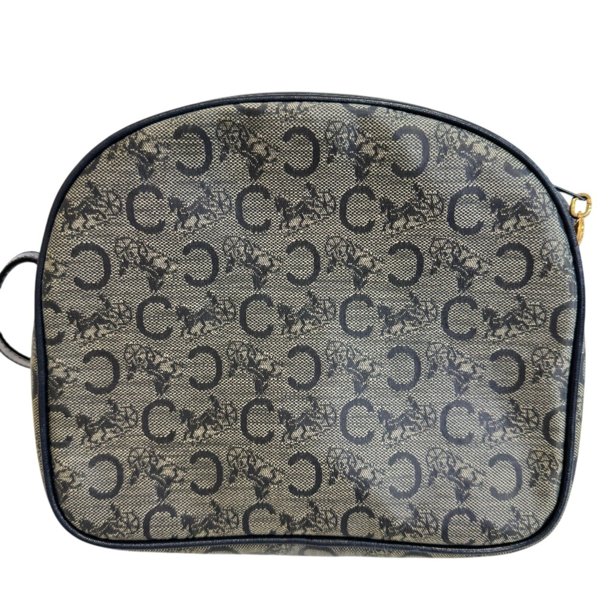 Celine CELINE C carriage pattern pochette Sulky shoulder bag navy Size ONE SIZE - 2 Thumbnail