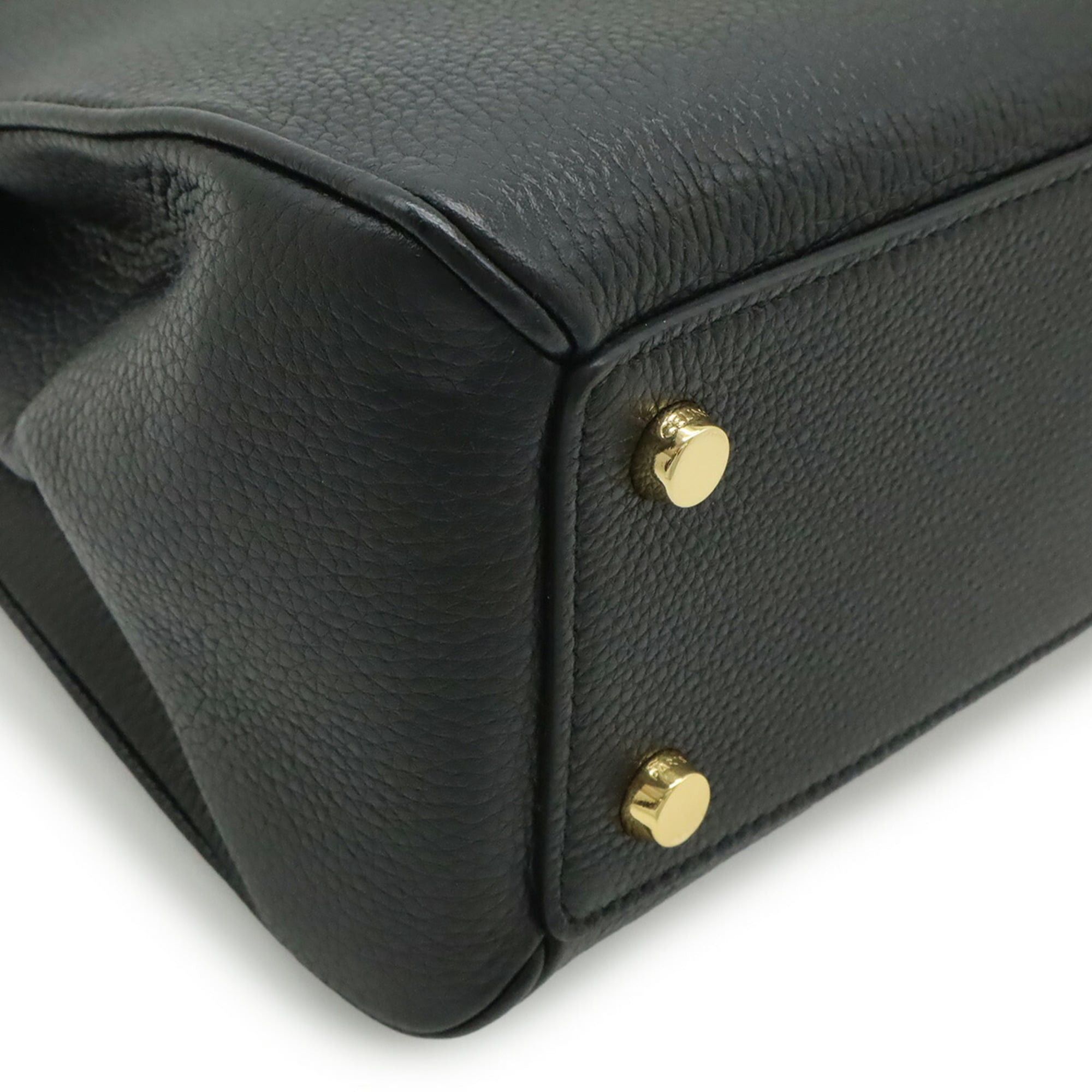 Celine Celine 16 Seize Small Handbag Shoulder Bag Leather Black 188003 Size ONE SIZE - 4 Thumbnail