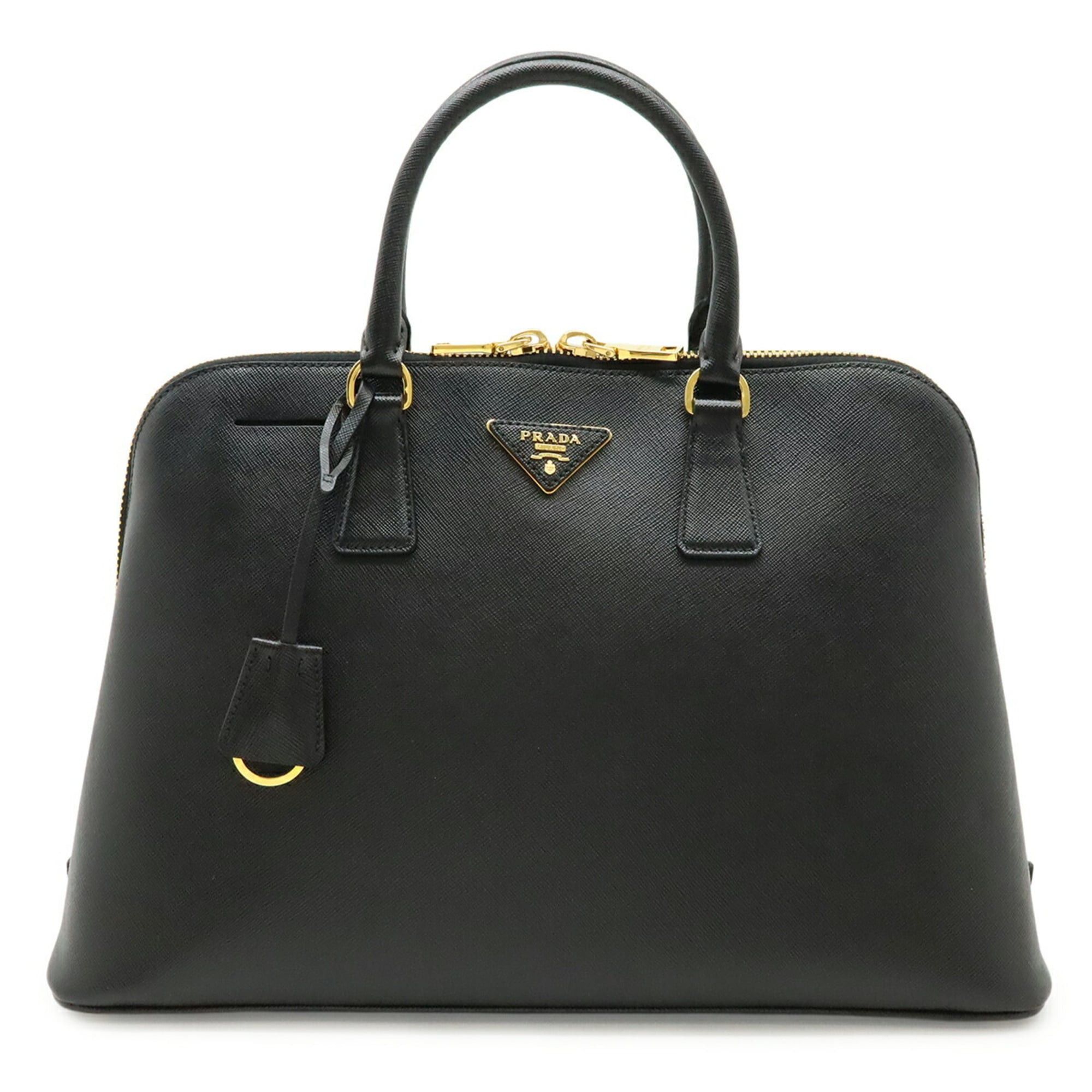 Prada PRADA Saffiano Leather Handbag Tote Bag, NERO Black (BL0812) Size ONE SIZE - 2 Thumbnail