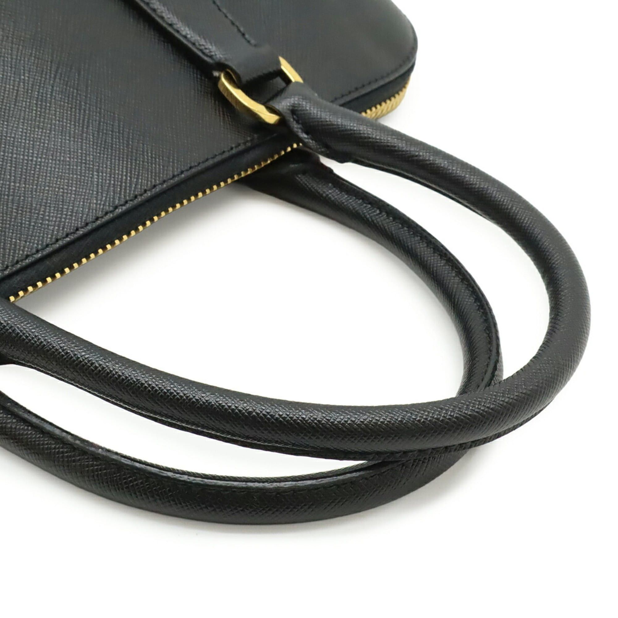 Prada PRADA Saffiano Leather Handbag Tote Bag, NERO Black (BL0812) Size ONE SIZE - 6 Thumbnail